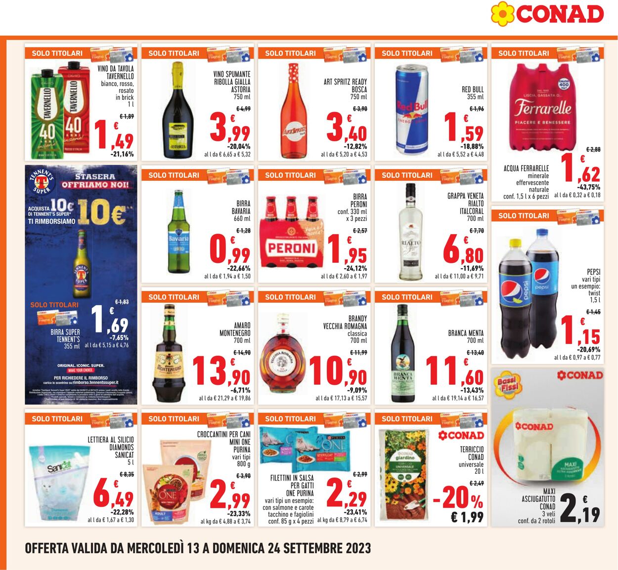 Volantino Conad 13.09.2023 - 24.09.2023