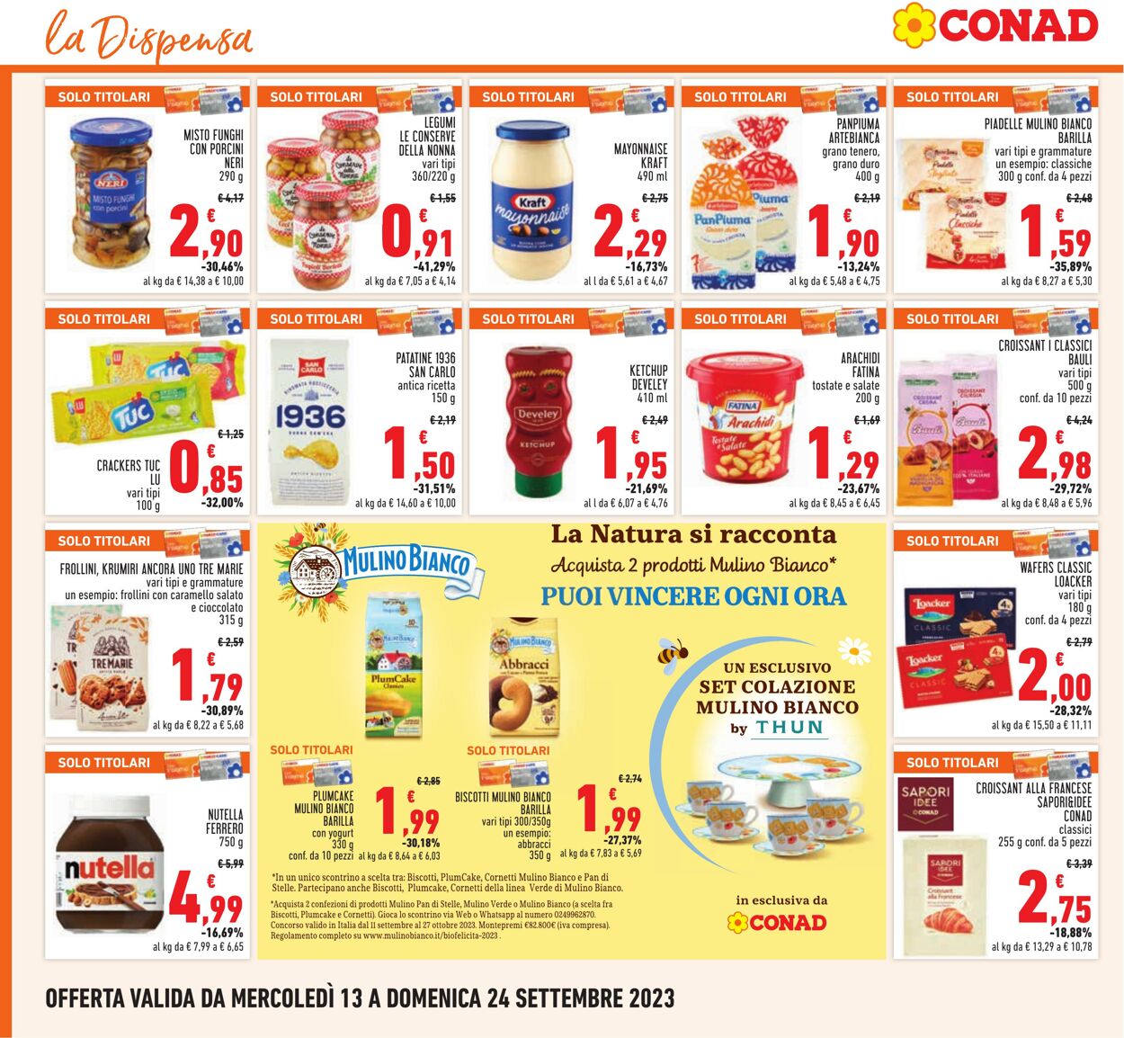 Volantino Conad 13.09.2023 - 24.09.2023