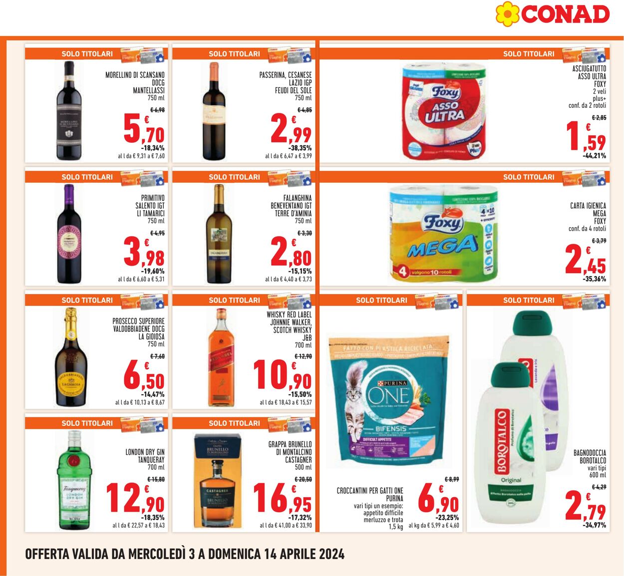 Volantino Conad 03.03.2024 - 14.04.2024