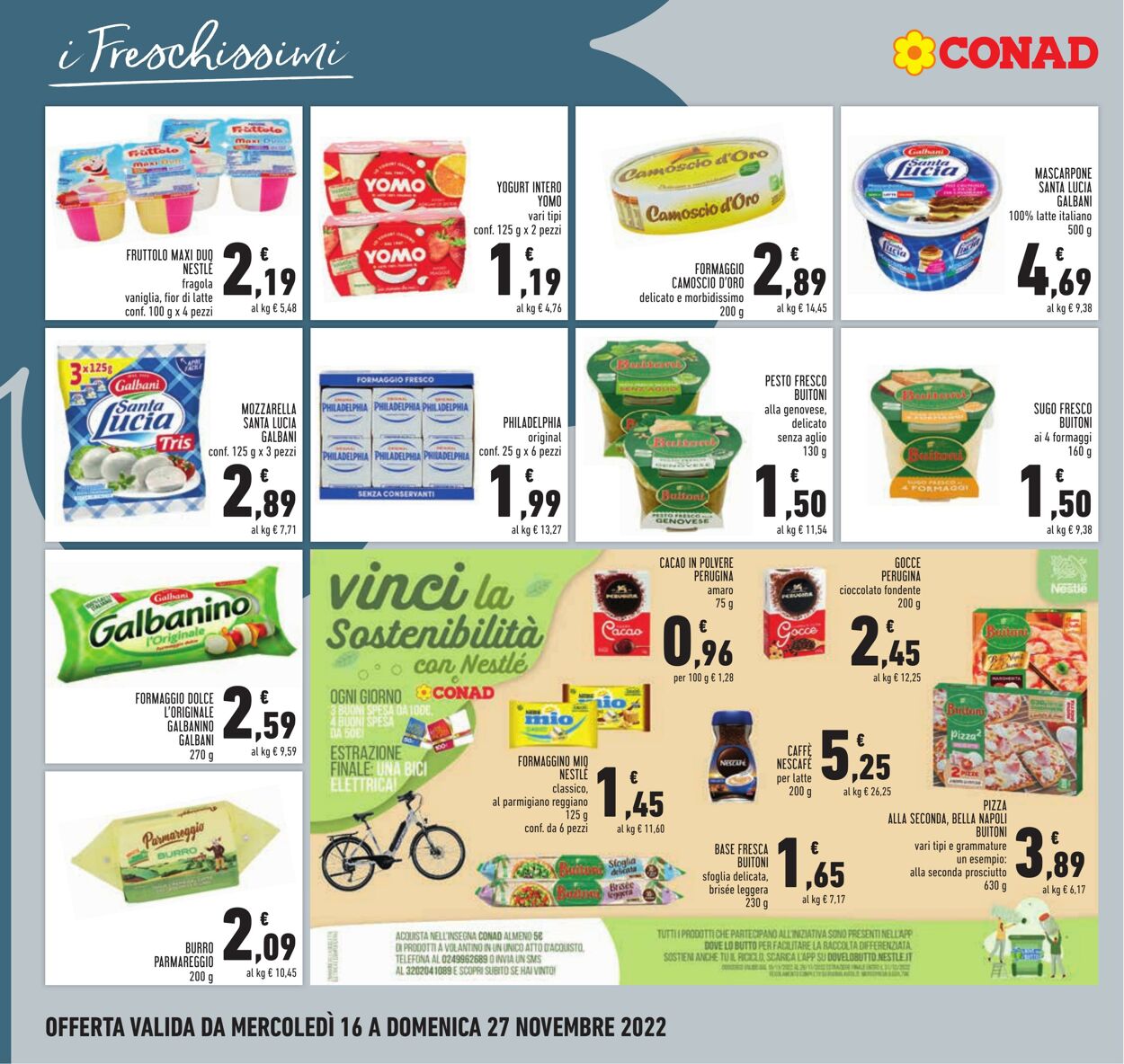 Volantino Conad 16.11.2022 - 27.11.2022