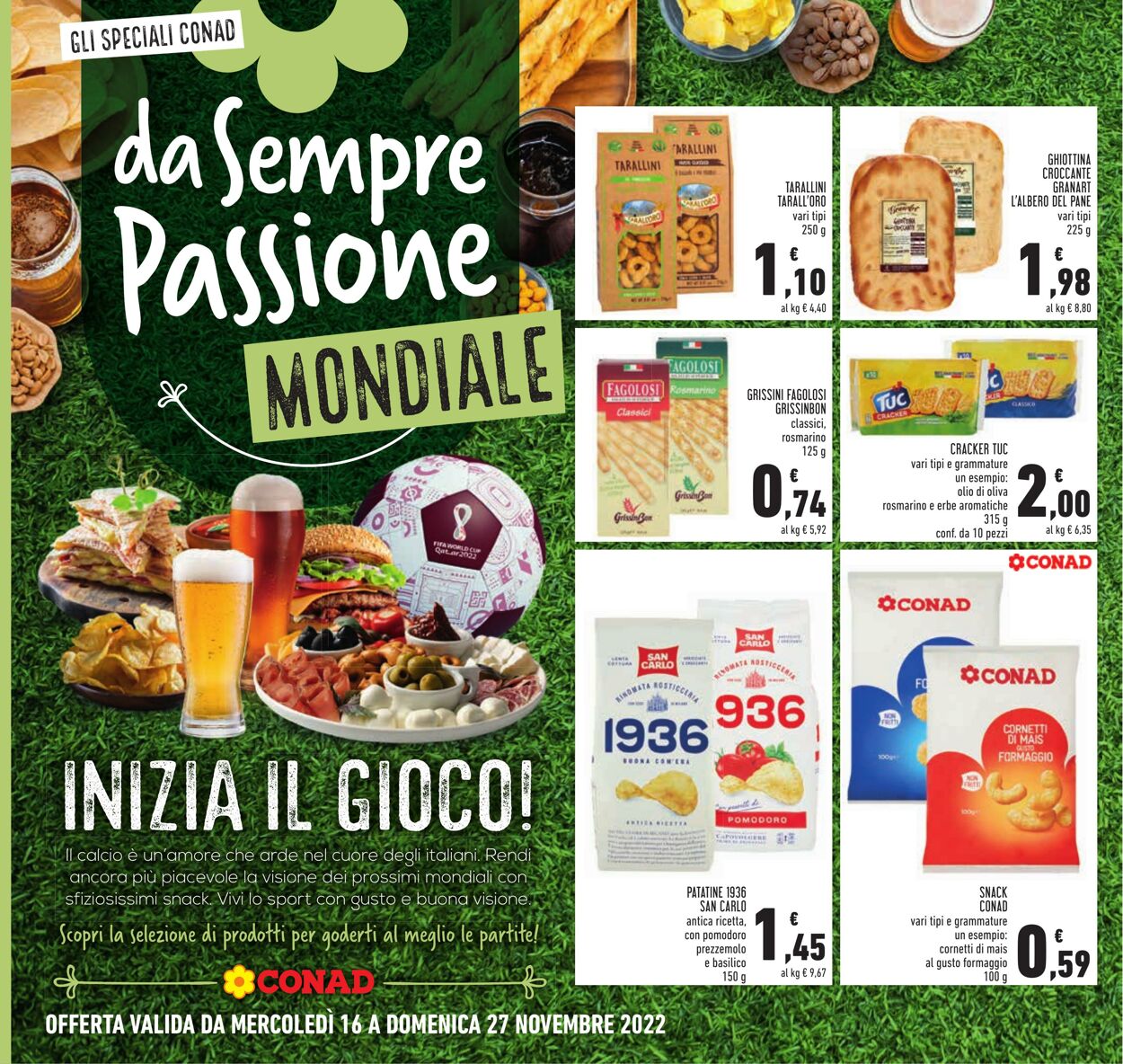 Volantino Conad 16.11.2022 - 27.11.2022