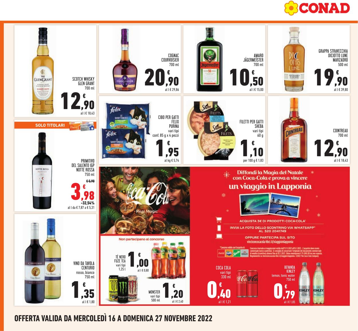 Volantino Conad 16.11.2022 - 27.11.2022