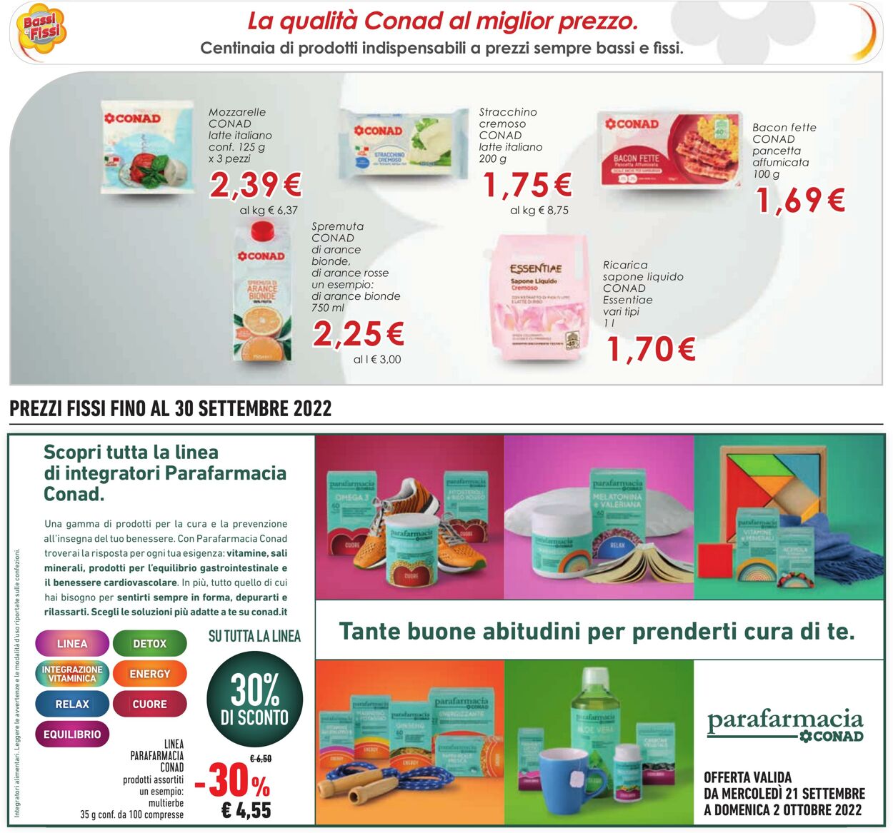 Volantino Conad 21.09.2022 - 02.10.2022