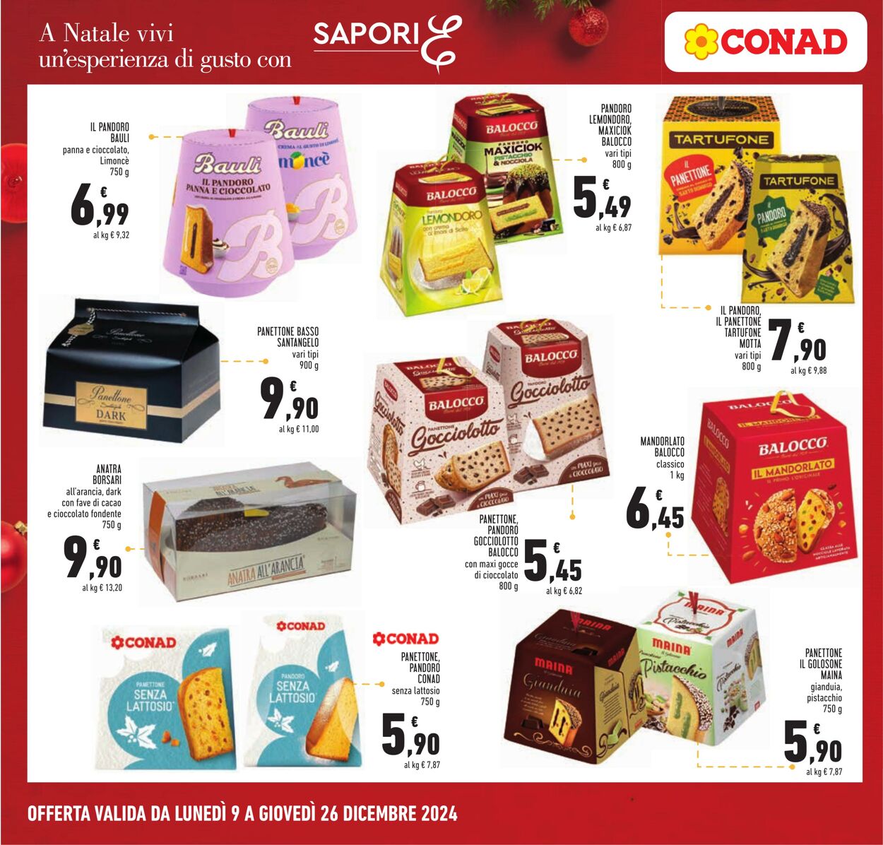 Volantino Conad 09.11.2024 - 26.12.2024