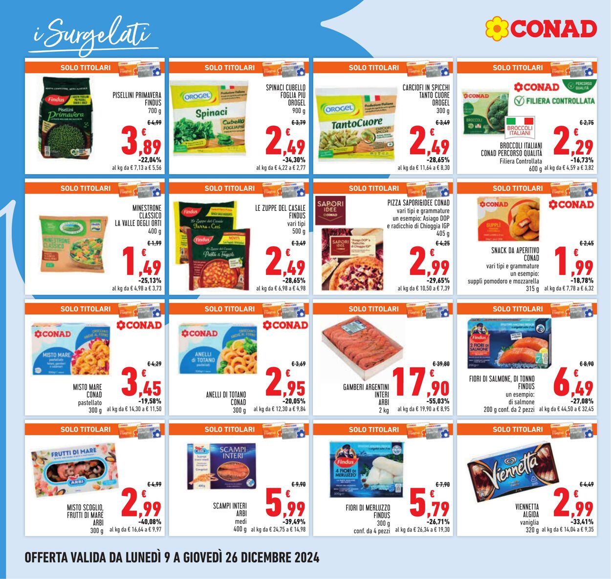 Volantino Conad 09.11.2024 - 26.12.2024