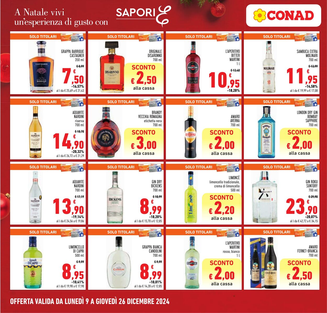 Volantino Conad 09.11.2024 - 26.12.2024