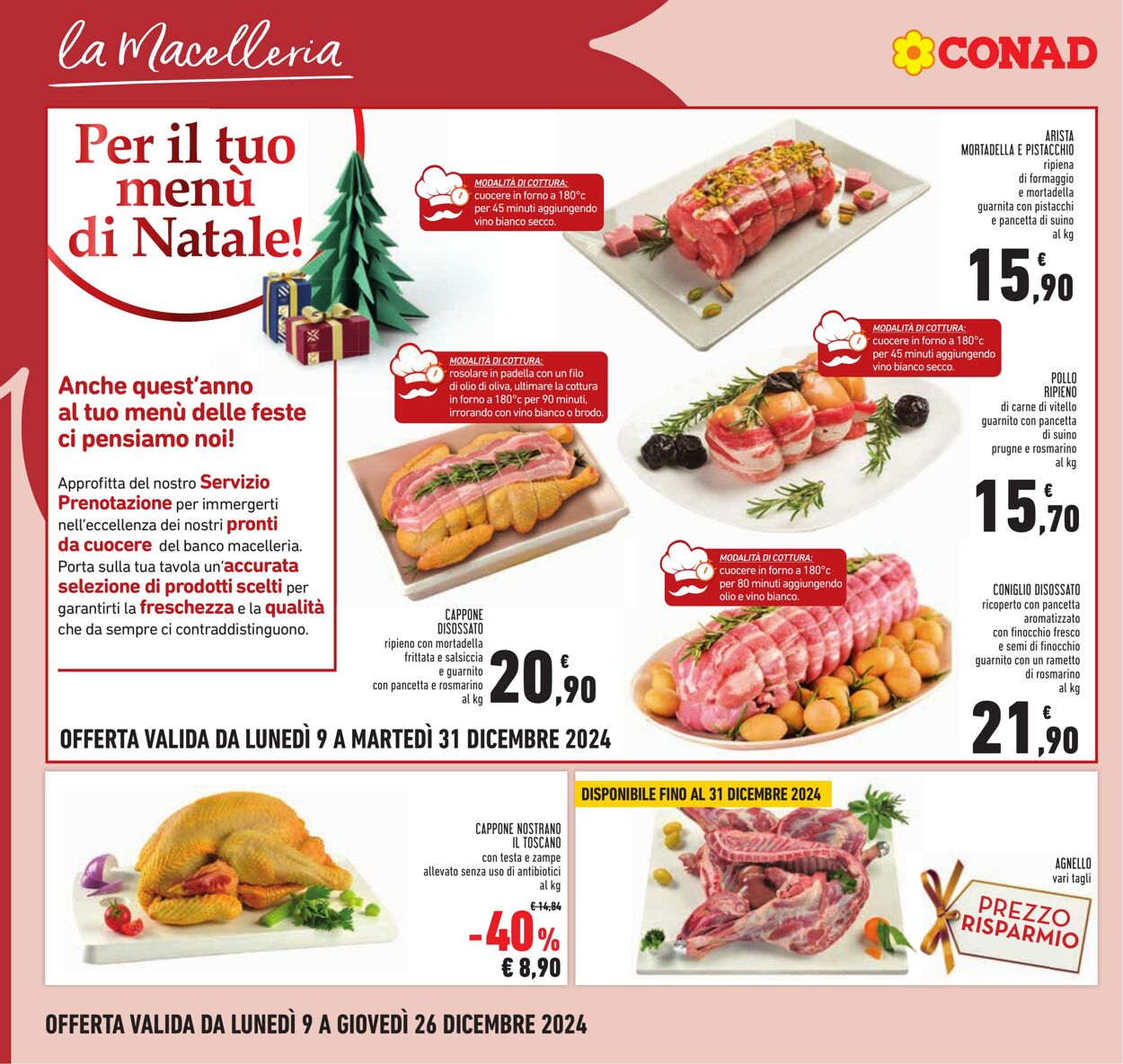 Volantino Conad 09.11.2024 - 26.12.2024