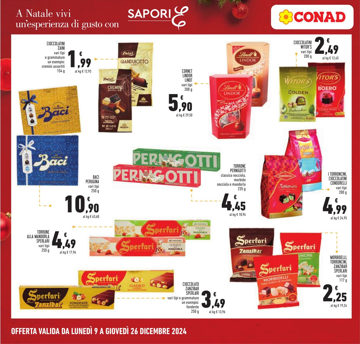 Volantino Conad 09.11.2024 - 26.12.2024