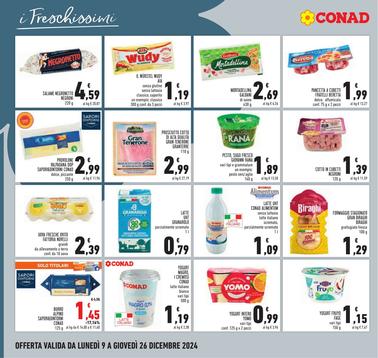 Volantino Conad 09.11.2024 - 26.12.2024