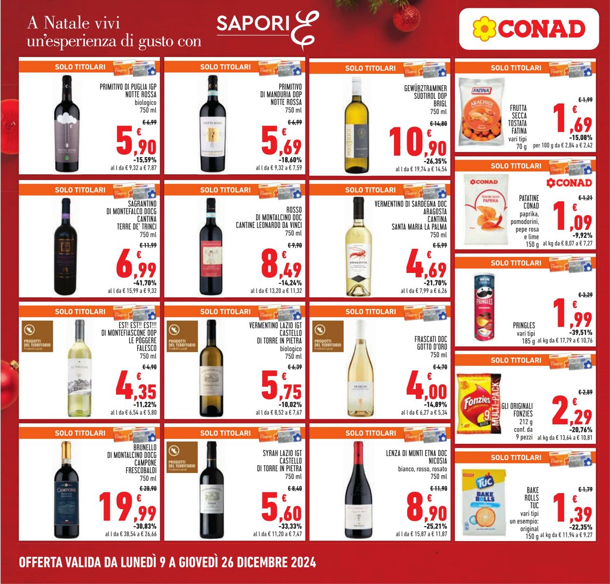 Volantino Conad 09.11.2024 - 26.12.2024