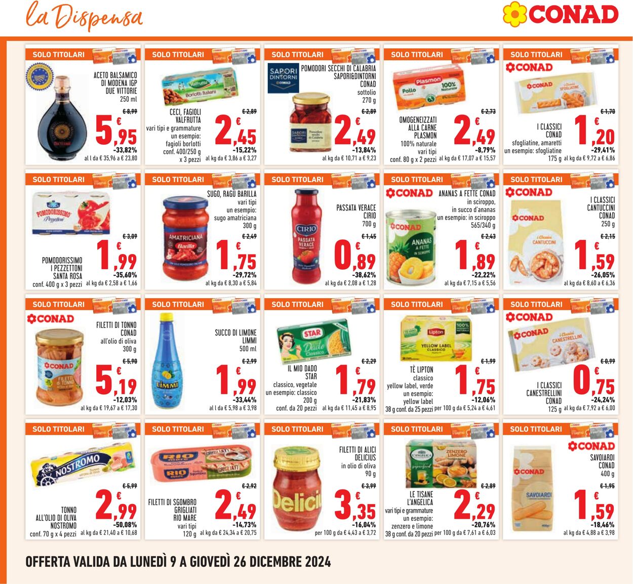 Volantino Conad 09.11.2024 - 26.12.2024