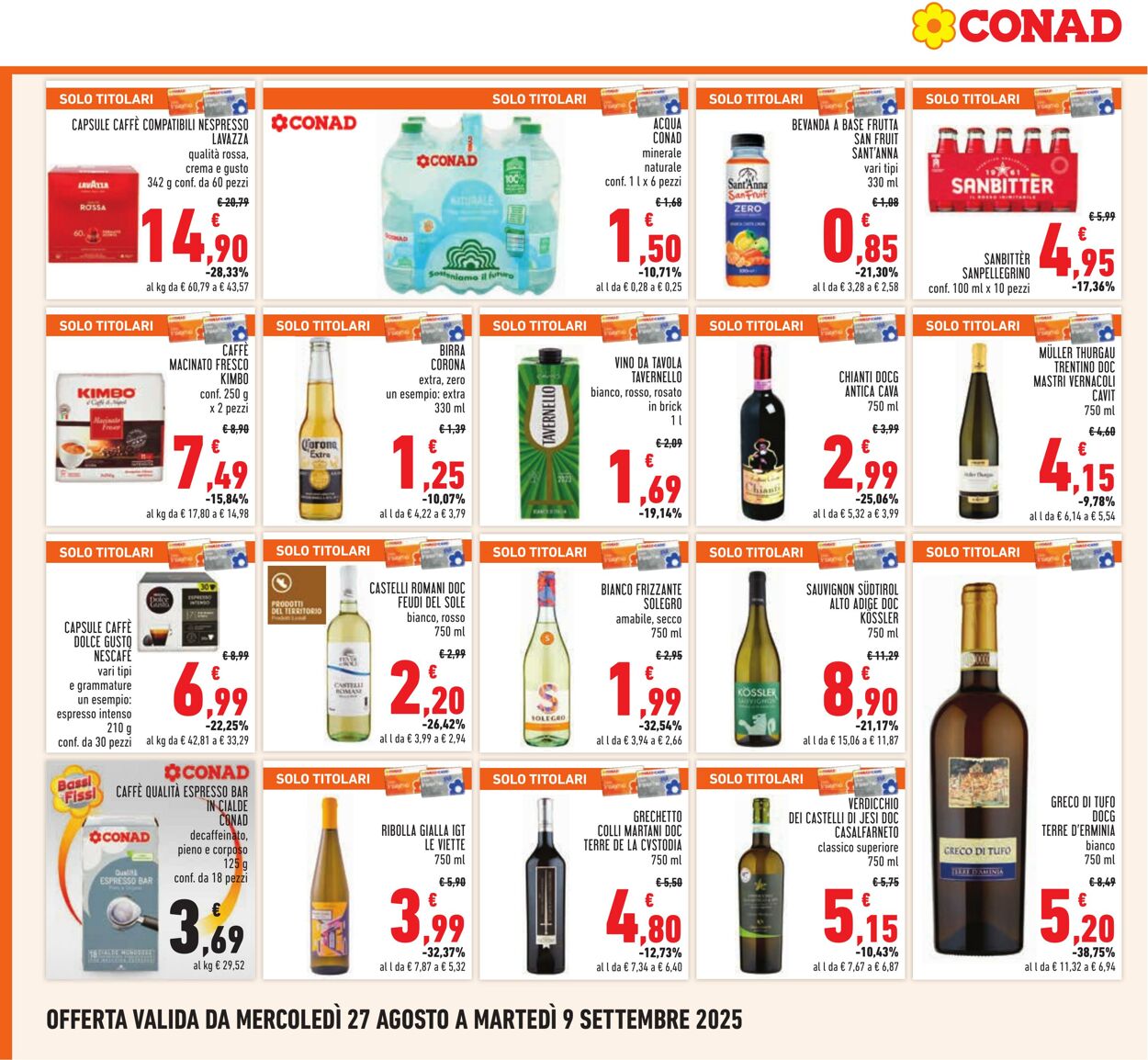 Volantino Conad 24.08.2025 - 24.08.2025