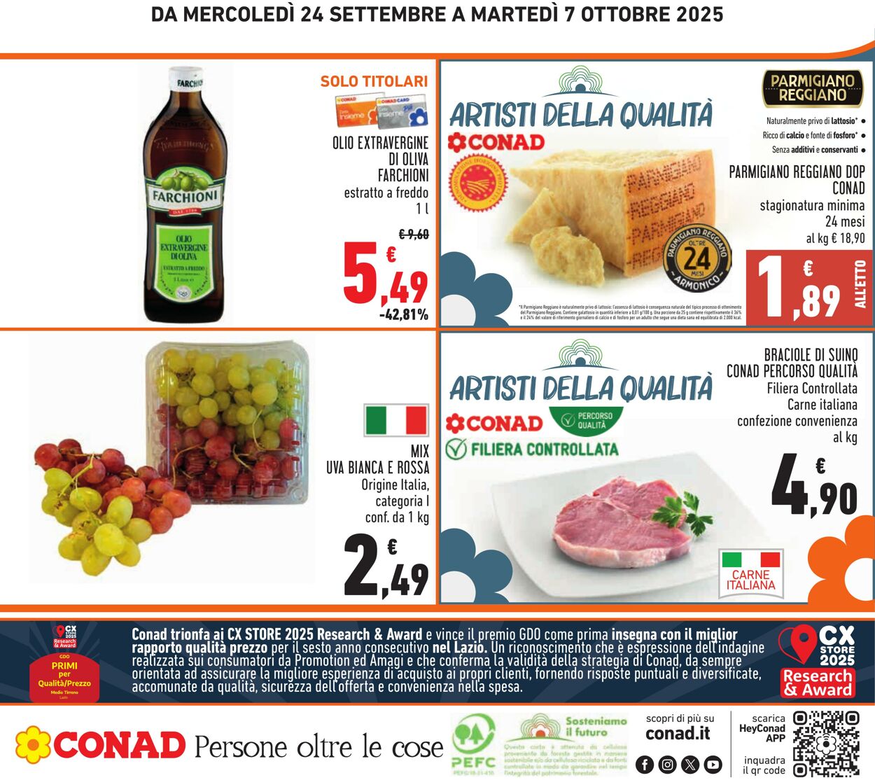 Volantino Conad 01.10.2025 - 01.10.2025