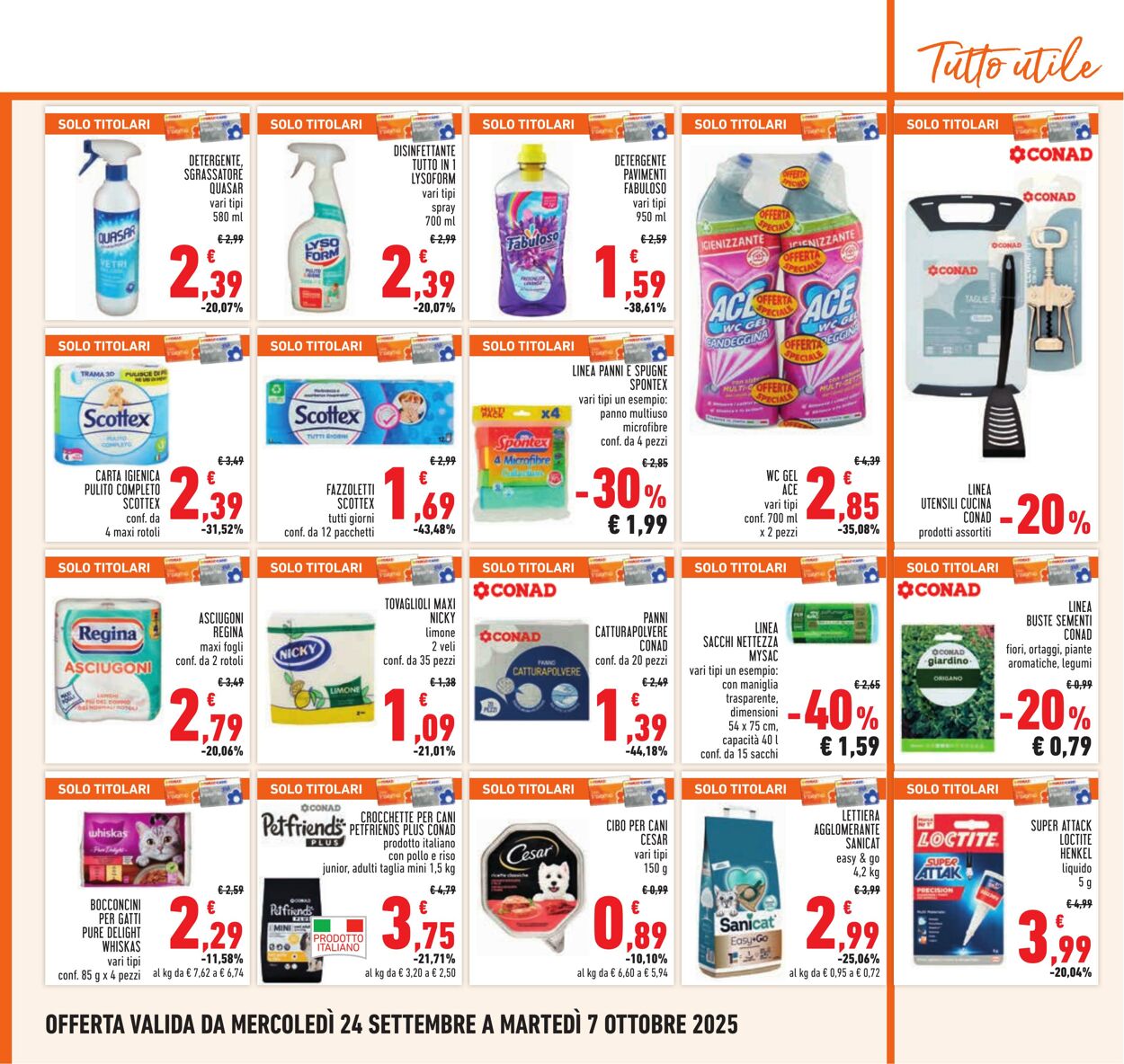 Volantino Conad 01.10.2025 - 01.10.2025