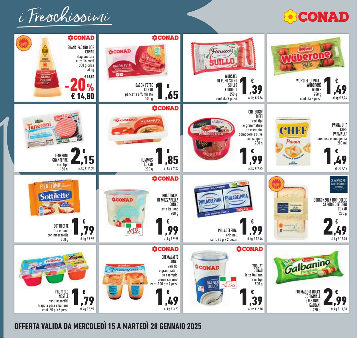 Volantino Conad 15.01.2025 - 28.01.2025