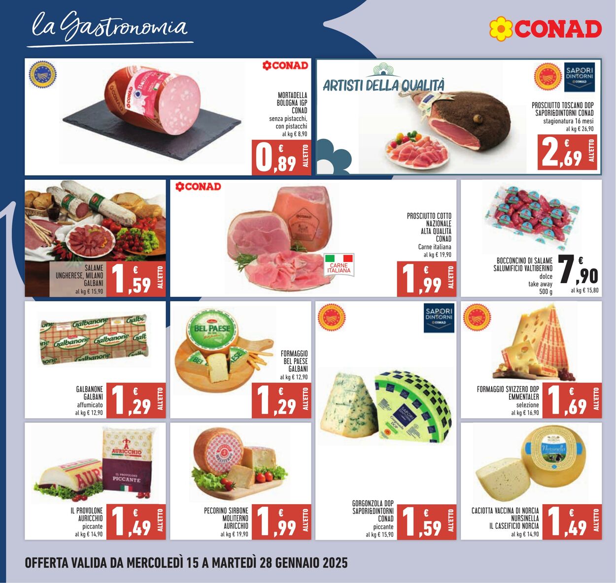 Volantino Conad 15.01.2025 - 28.01.2025