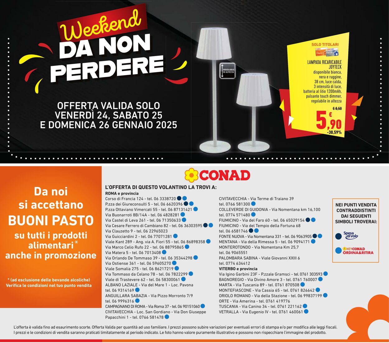 Volantino Conad 15.01.2025 - 28.01.2025