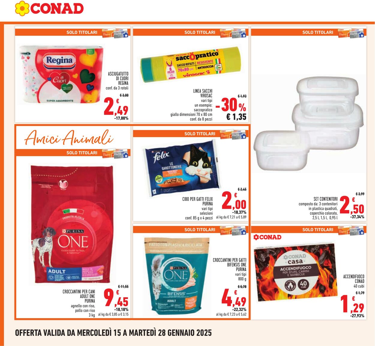 Volantino Conad 15.01.2025 - 28.01.2025