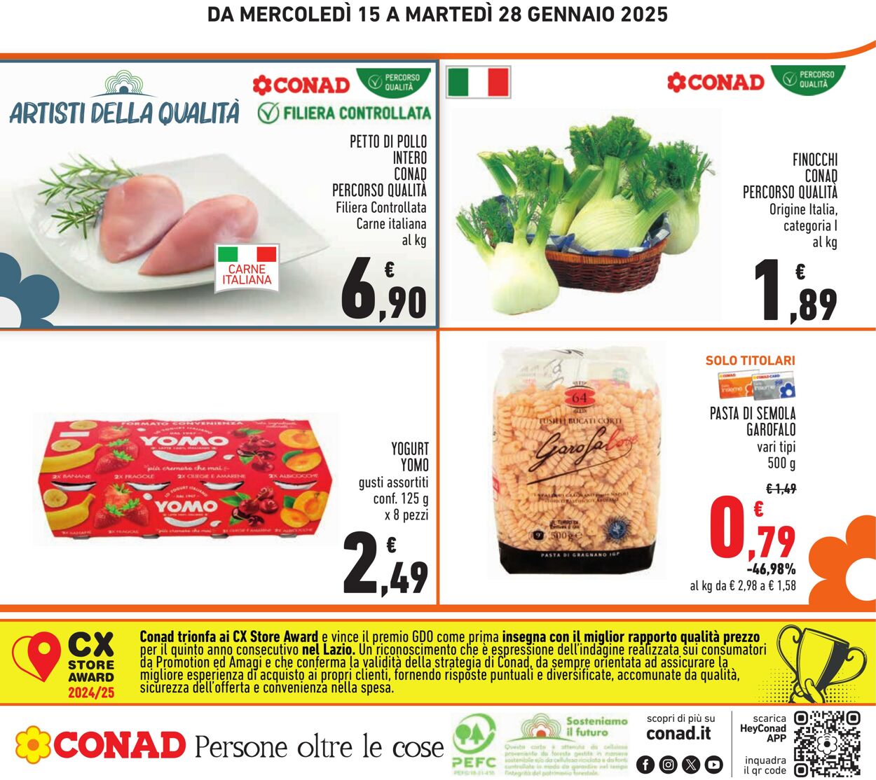 Volantino Conad 15.01.2025 - 28.01.2025