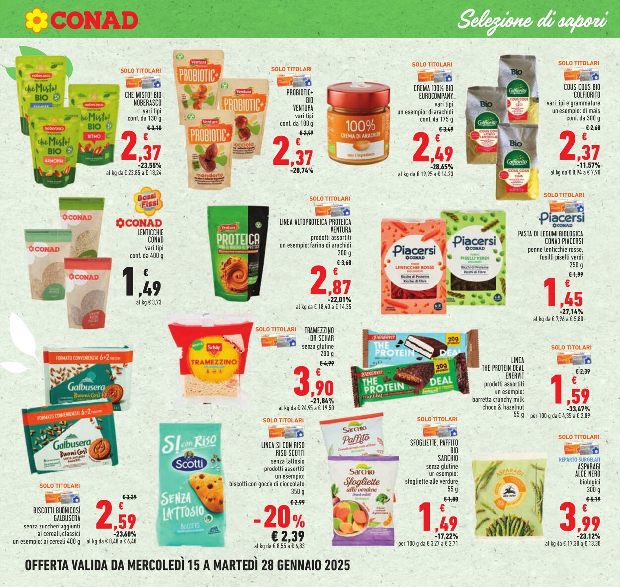 Volantino Conad 15.01.2025 - 28.01.2025