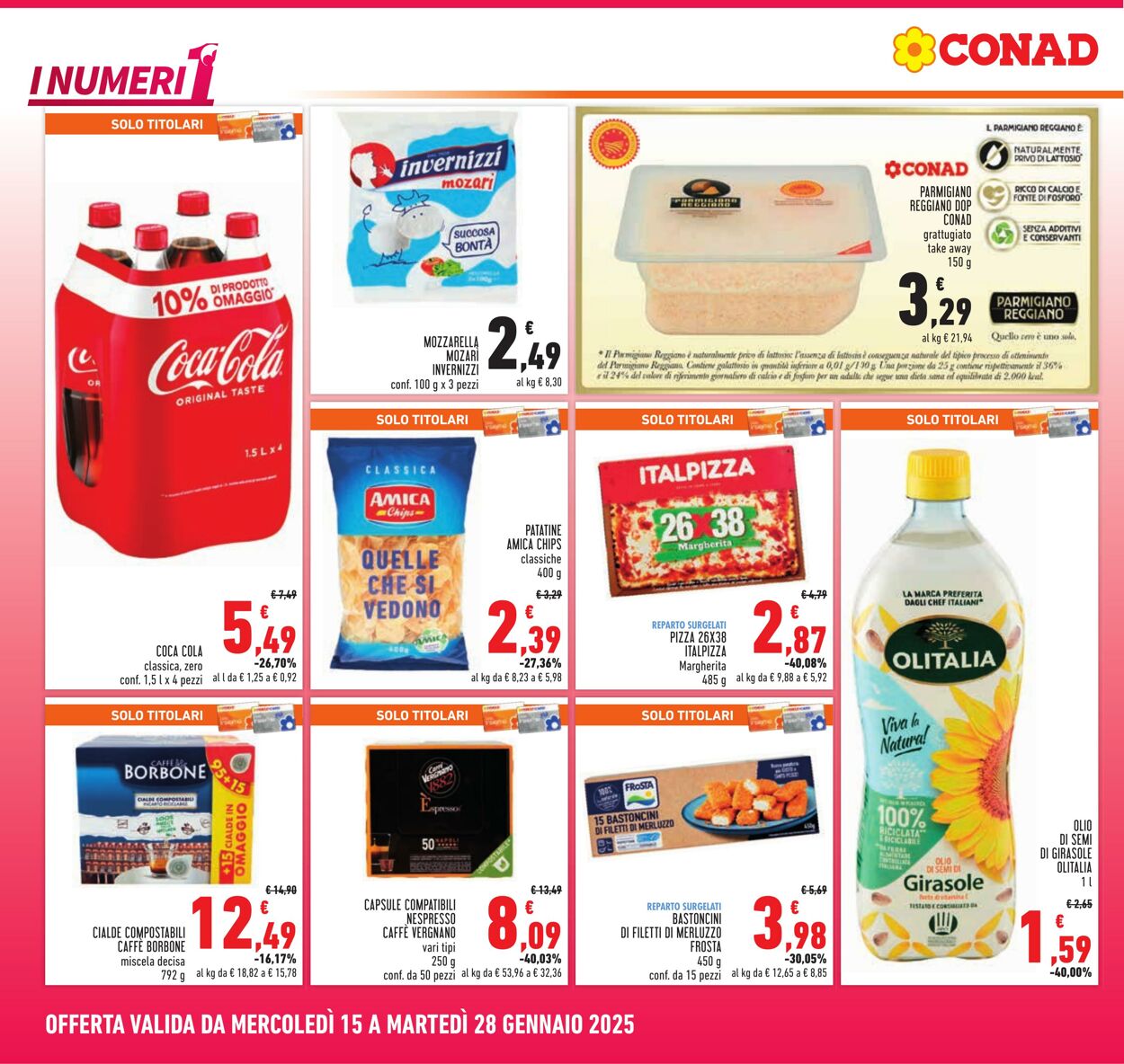 Volantino Conad 15.01.2025 - 28.01.2025