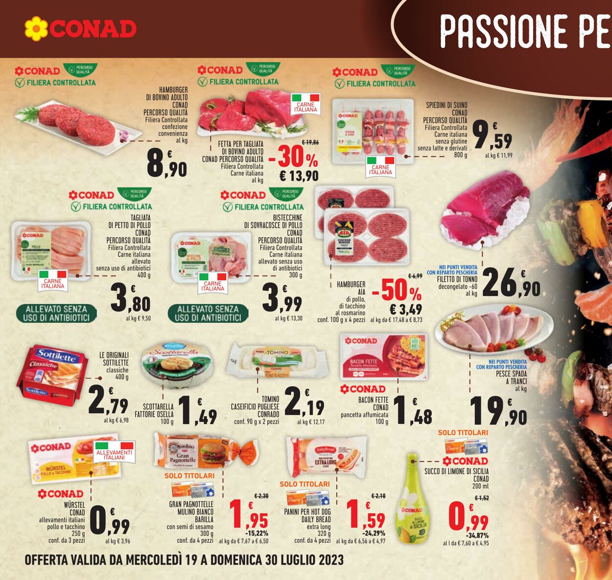 Volantino Conad 19.07.2023 - 30.07.2023