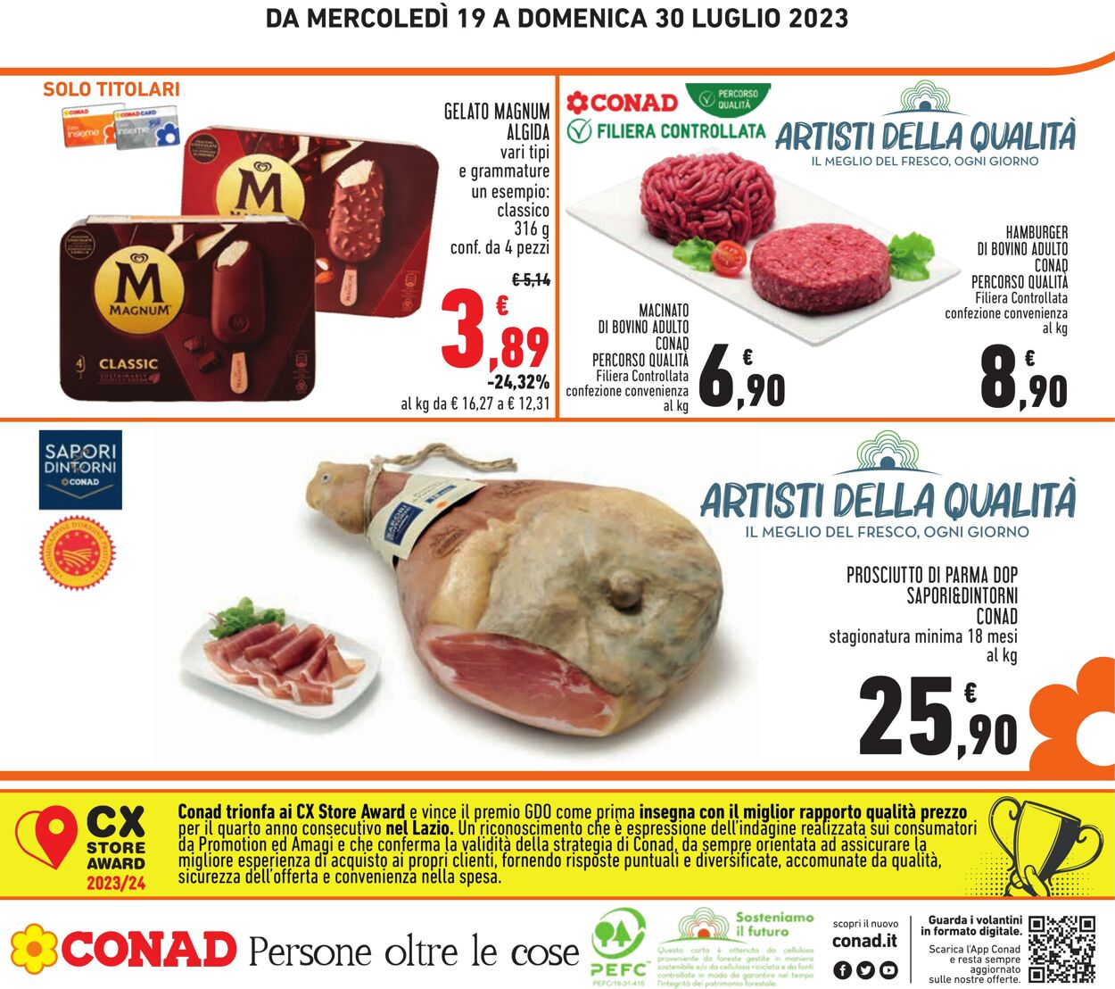 Volantino Conad 19.07.2023 - 30.07.2023