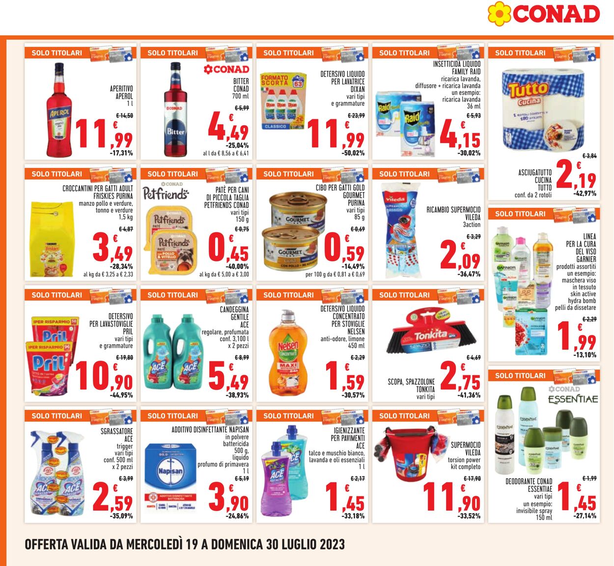 Volantino Conad 19.07.2023 - 30.07.2023