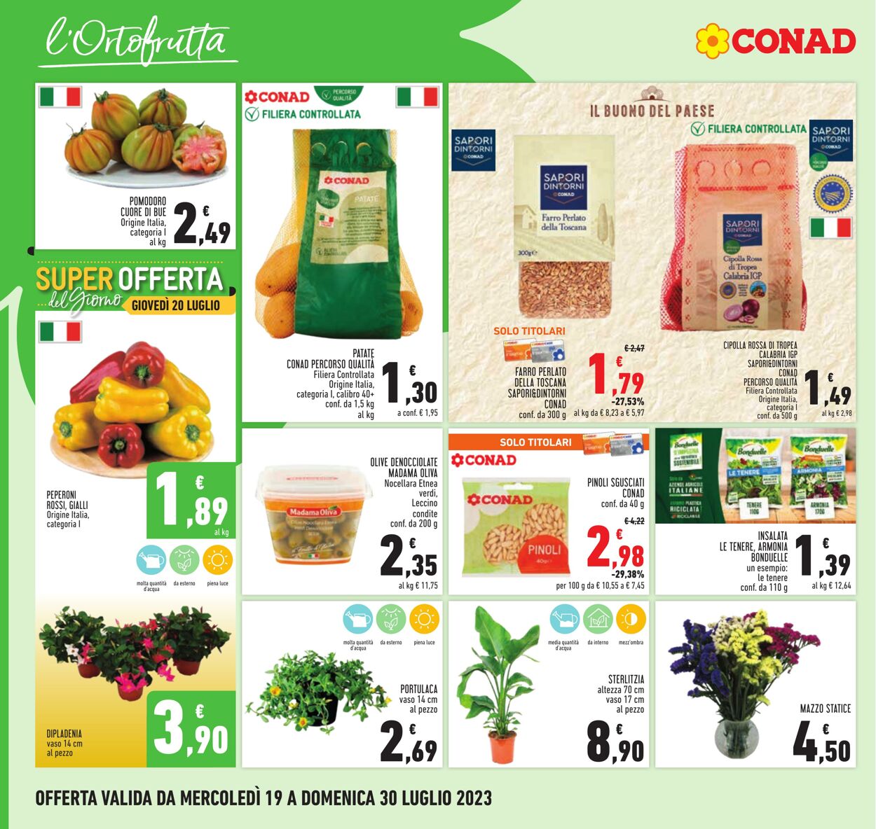 Volantino Conad 19.07.2023 - 30.07.2023