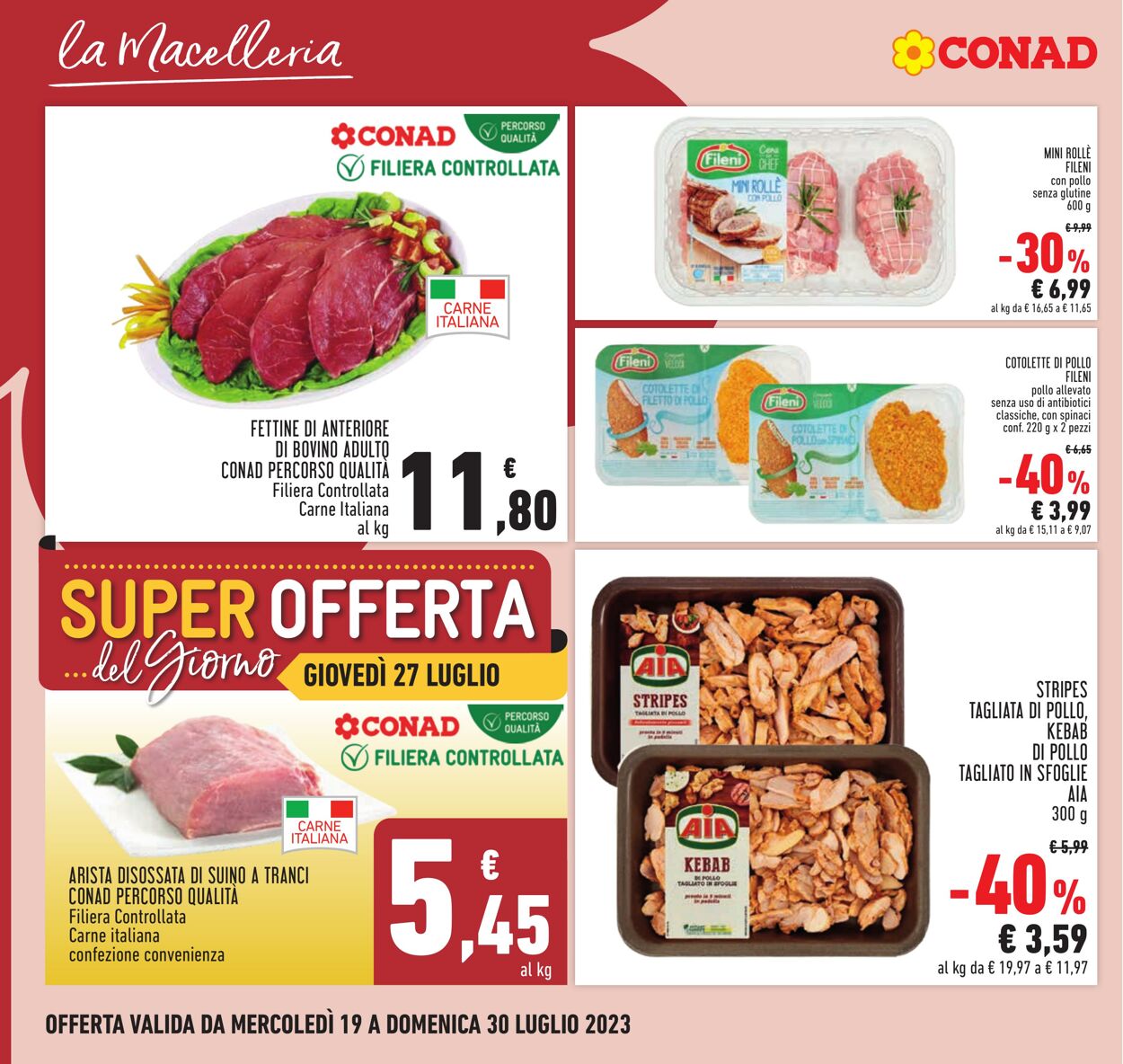 Volantino Conad 19.07.2023 - 30.07.2023