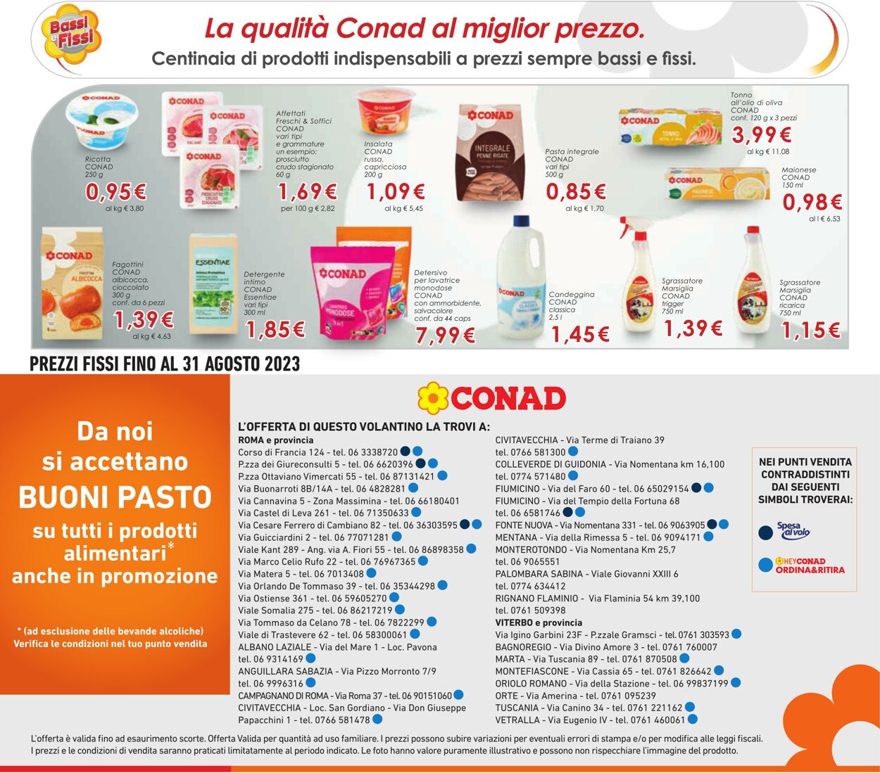 Volantino Conad 19.07.2023 - 30.07.2023