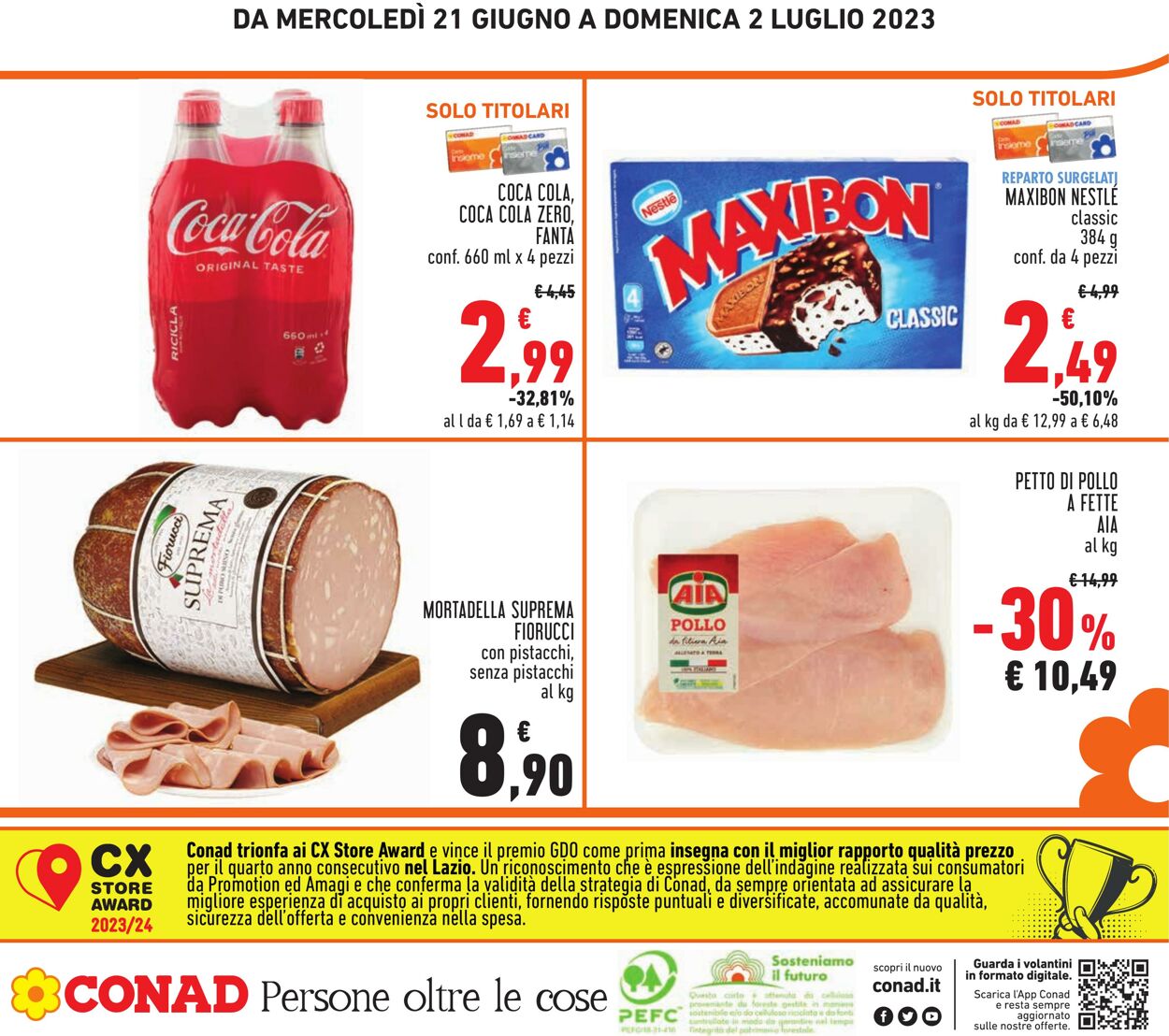 Volantino Conad 21.06.2023 - 02.07.2023