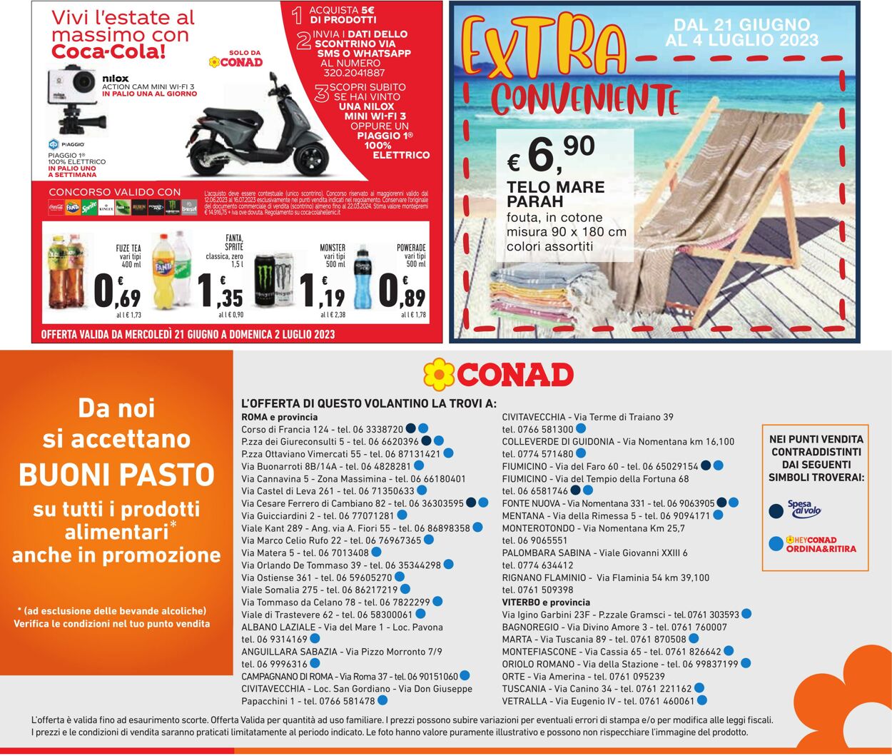 Volantino Conad 21.06.2023 - 02.07.2023