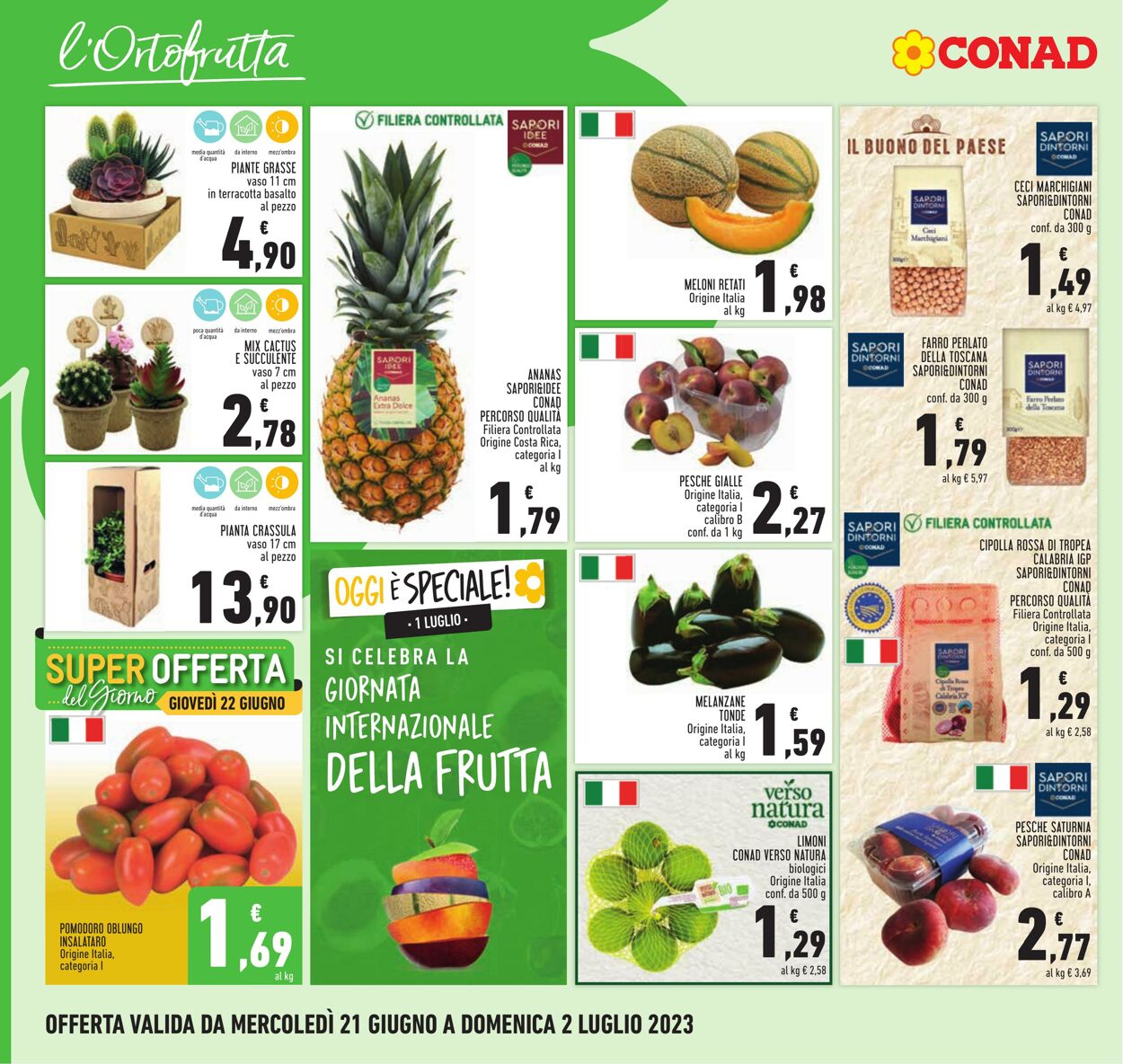 Volantino Conad 21.06.2023 - 02.07.2023