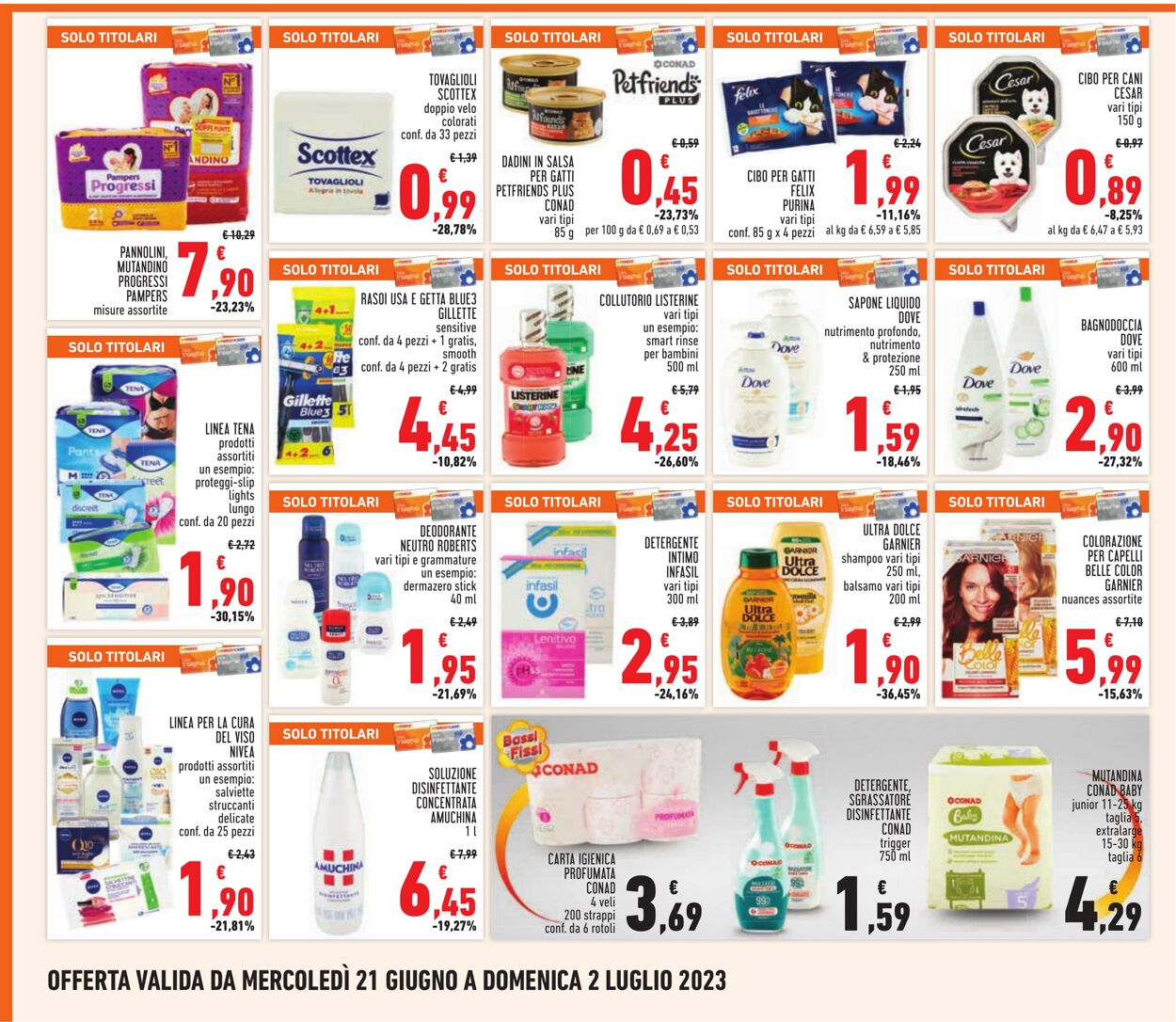 Volantino Conad 21.06.2023 - 02.07.2023