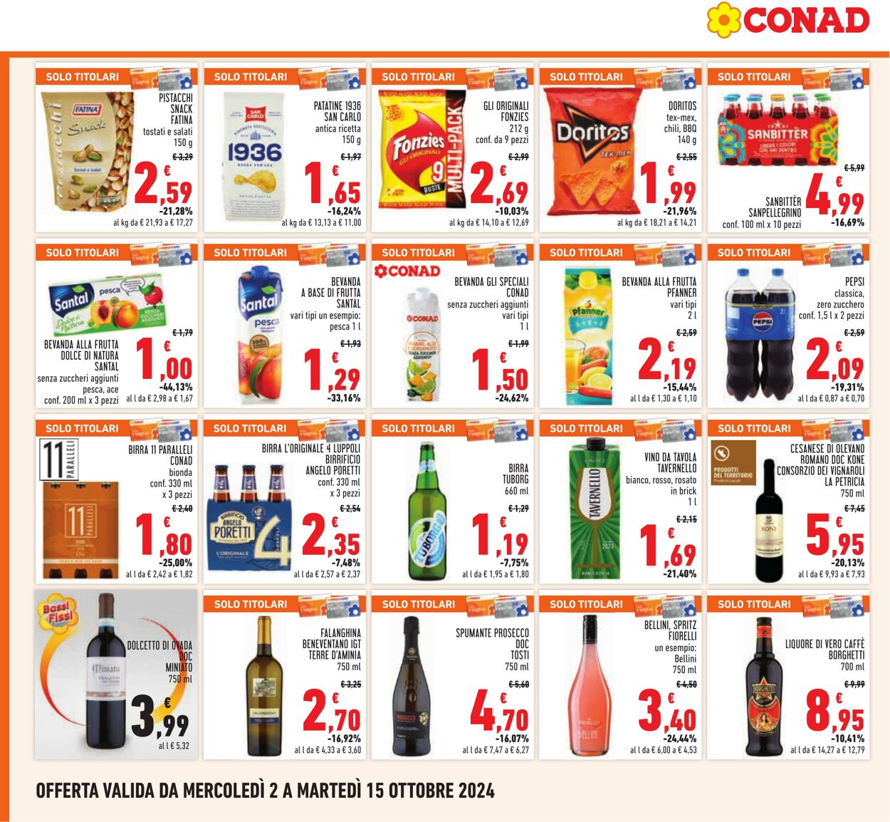 Volantino Conad 02.09.2024 - 15.10.2024