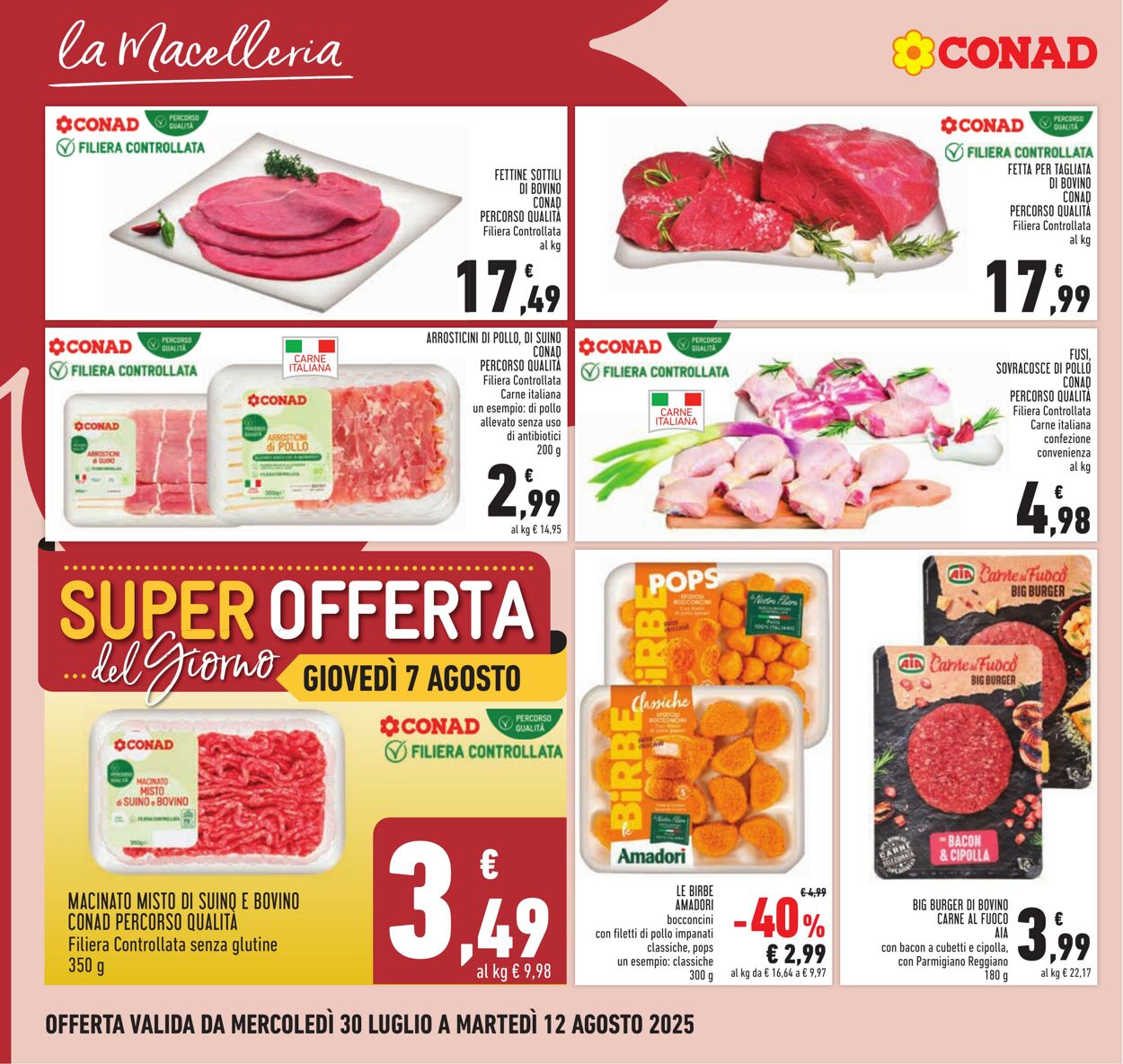 Volantino Conad 12.08.2025 - 12.08.2025