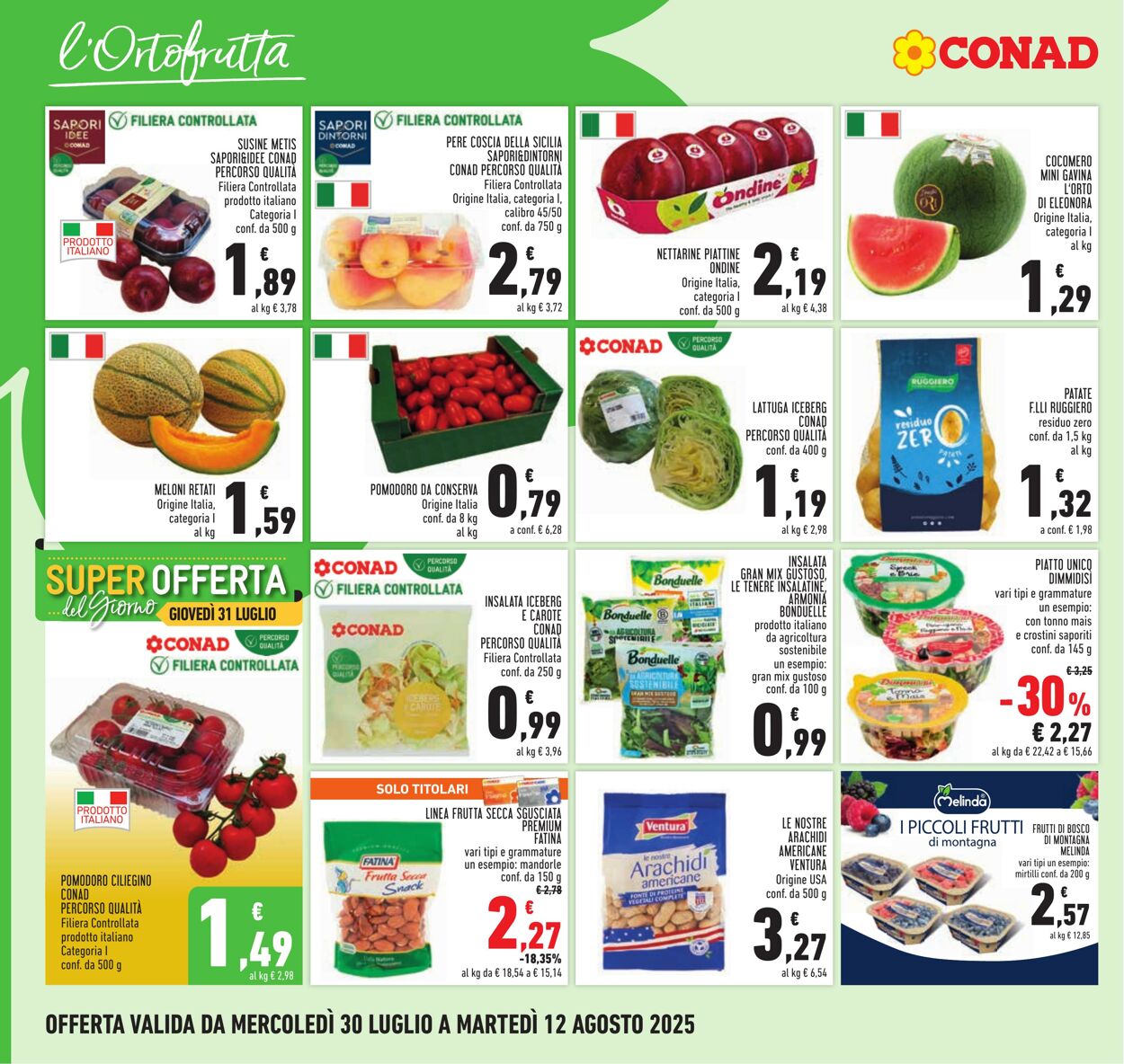 Volantino Conad 12.08.2025 - 12.08.2025