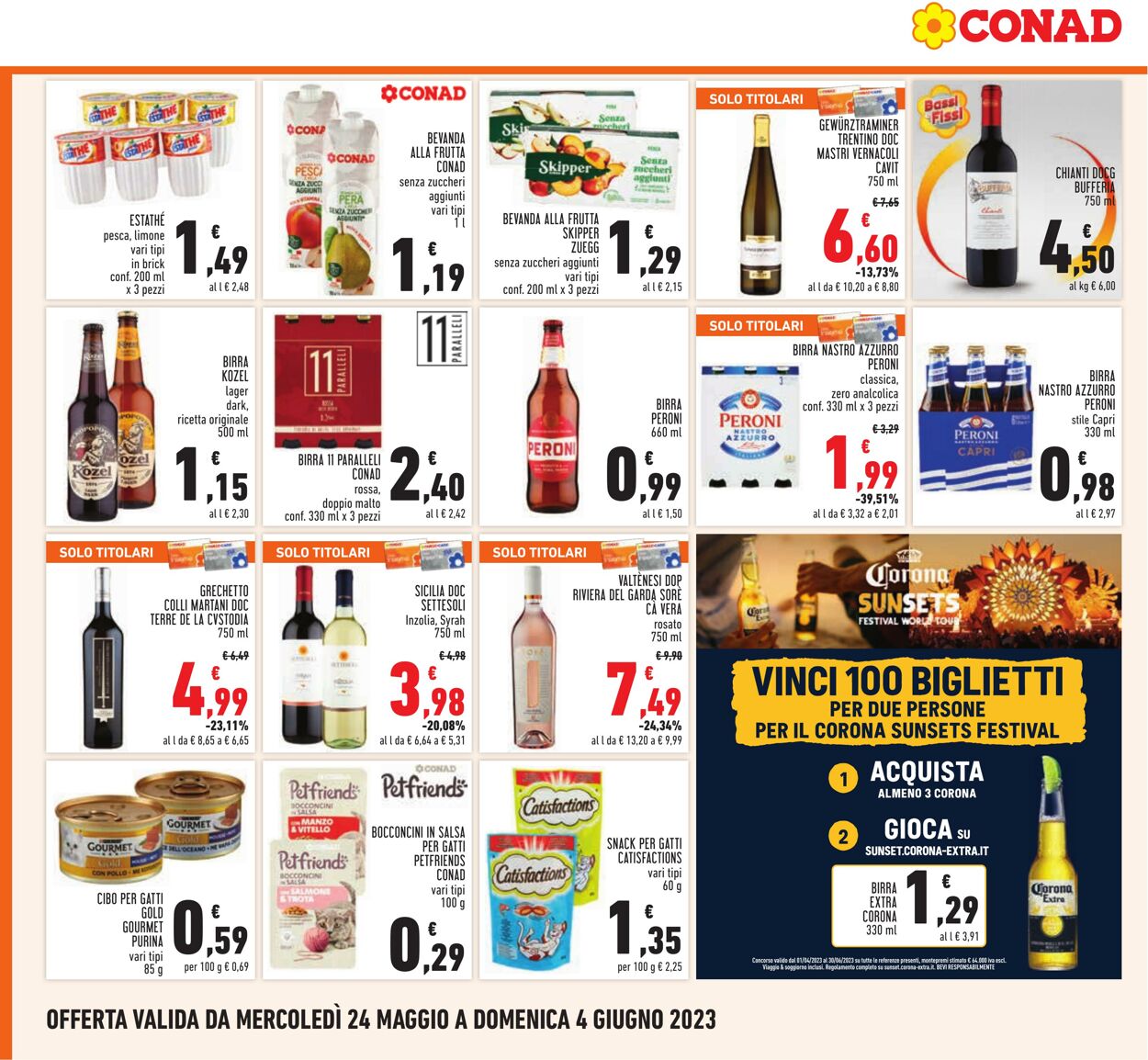 Volantino Conad 24.05.2023 - 04.06.2023