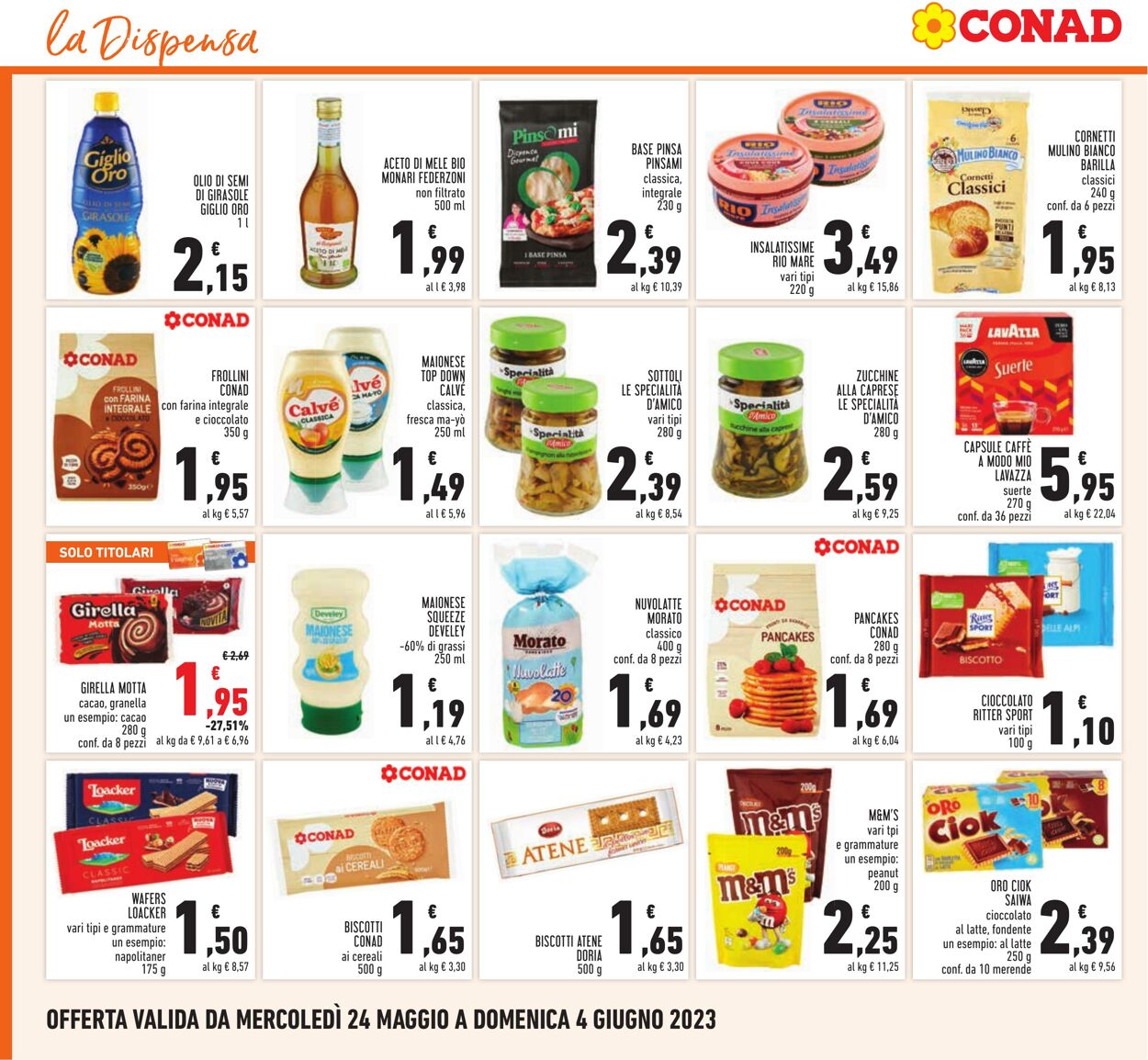 Volantino Conad 24.05.2023 - 04.06.2023