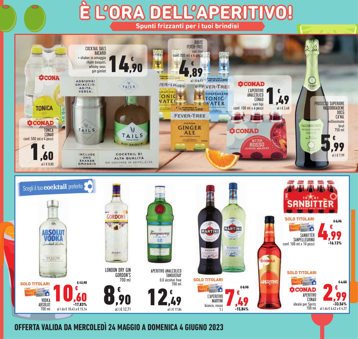 Volantino Conad 24.05.2023 - 04.06.2023