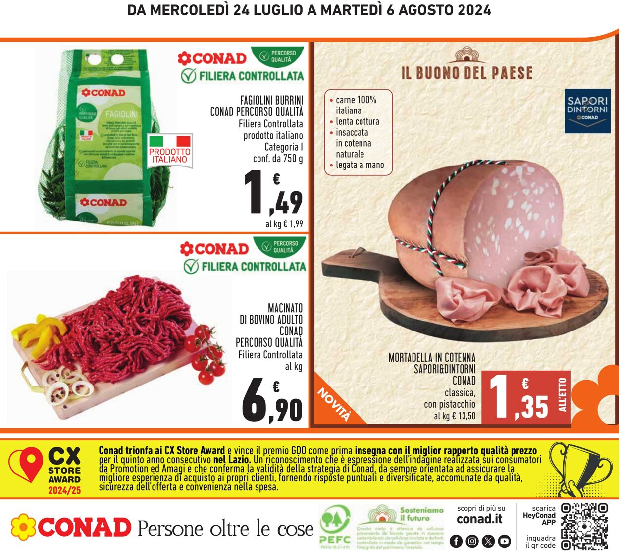 Volantino Conad 24.07.2024 - 06.08.2024