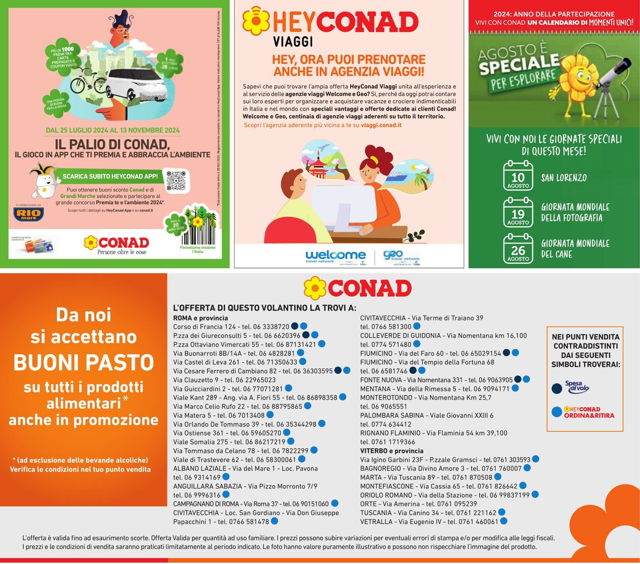 Volantino Conad 24.07.2024 - 06.08.2024