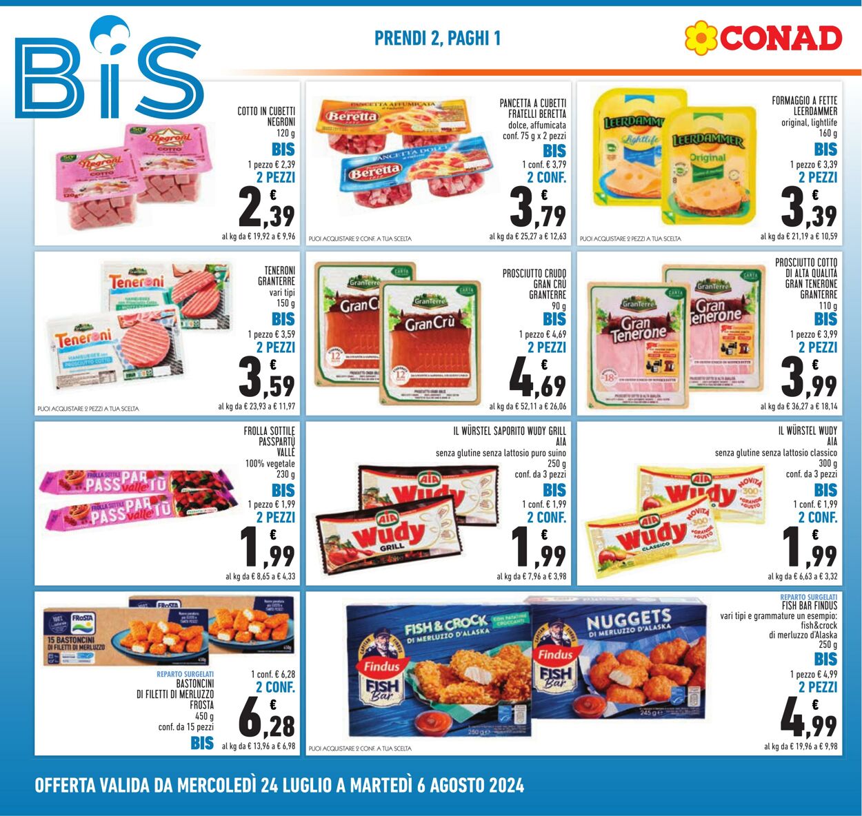 Volantino Conad 24.07.2024 - 06.08.2024