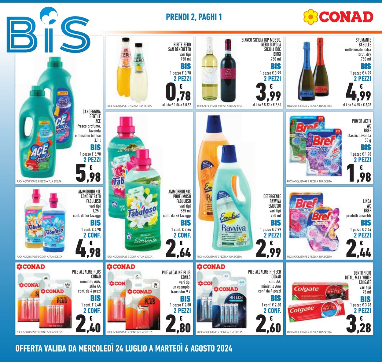 Volantino Conad 24.07.2024 - 06.08.2024