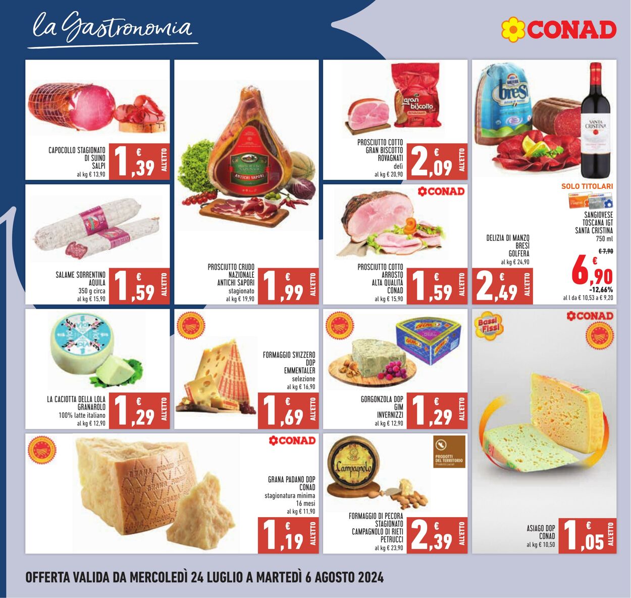 Volantino Conad 24.07.2024 - 06.08.2024