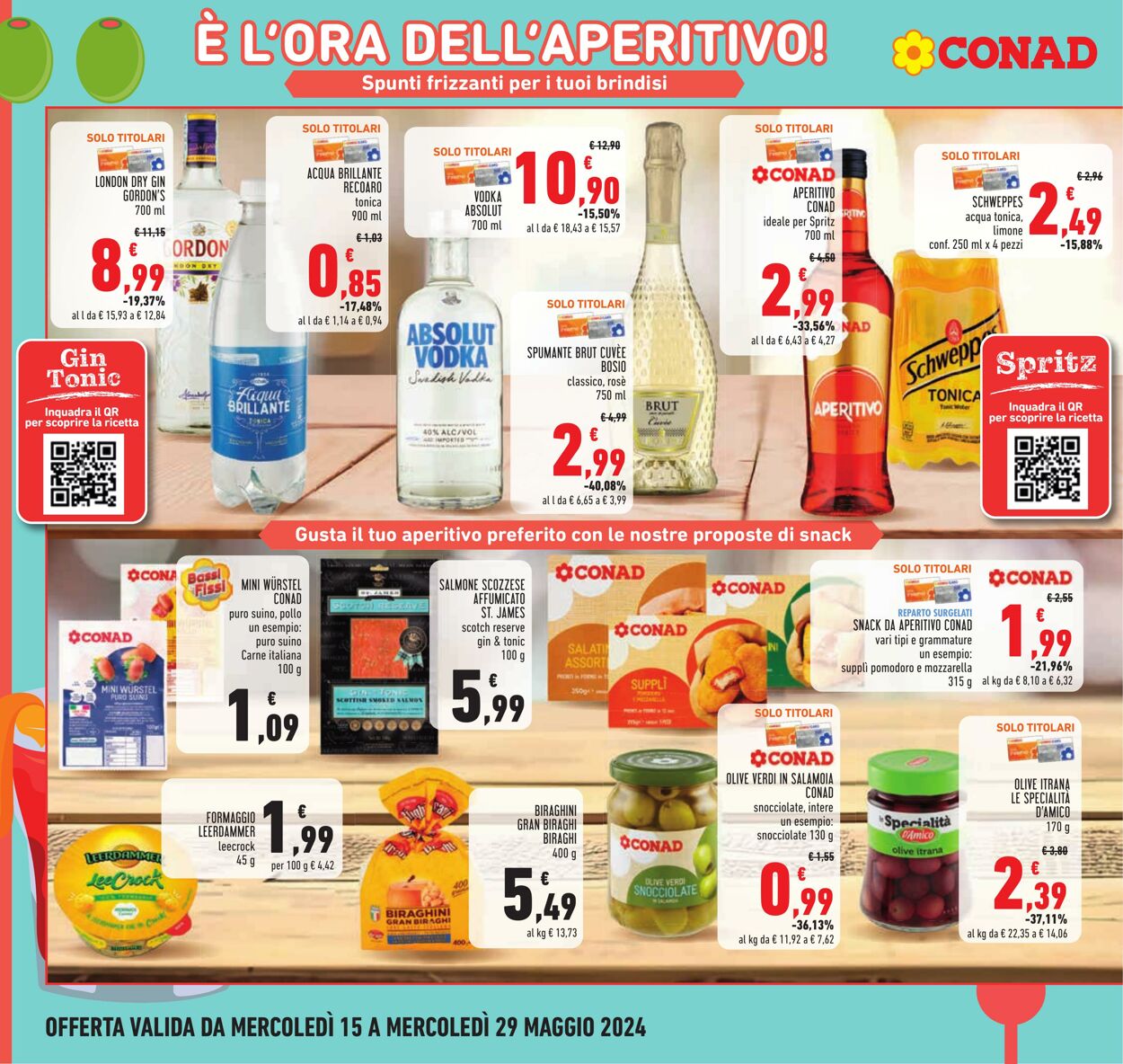 Volantino Conad 15.05.2024 - 29.05.2024