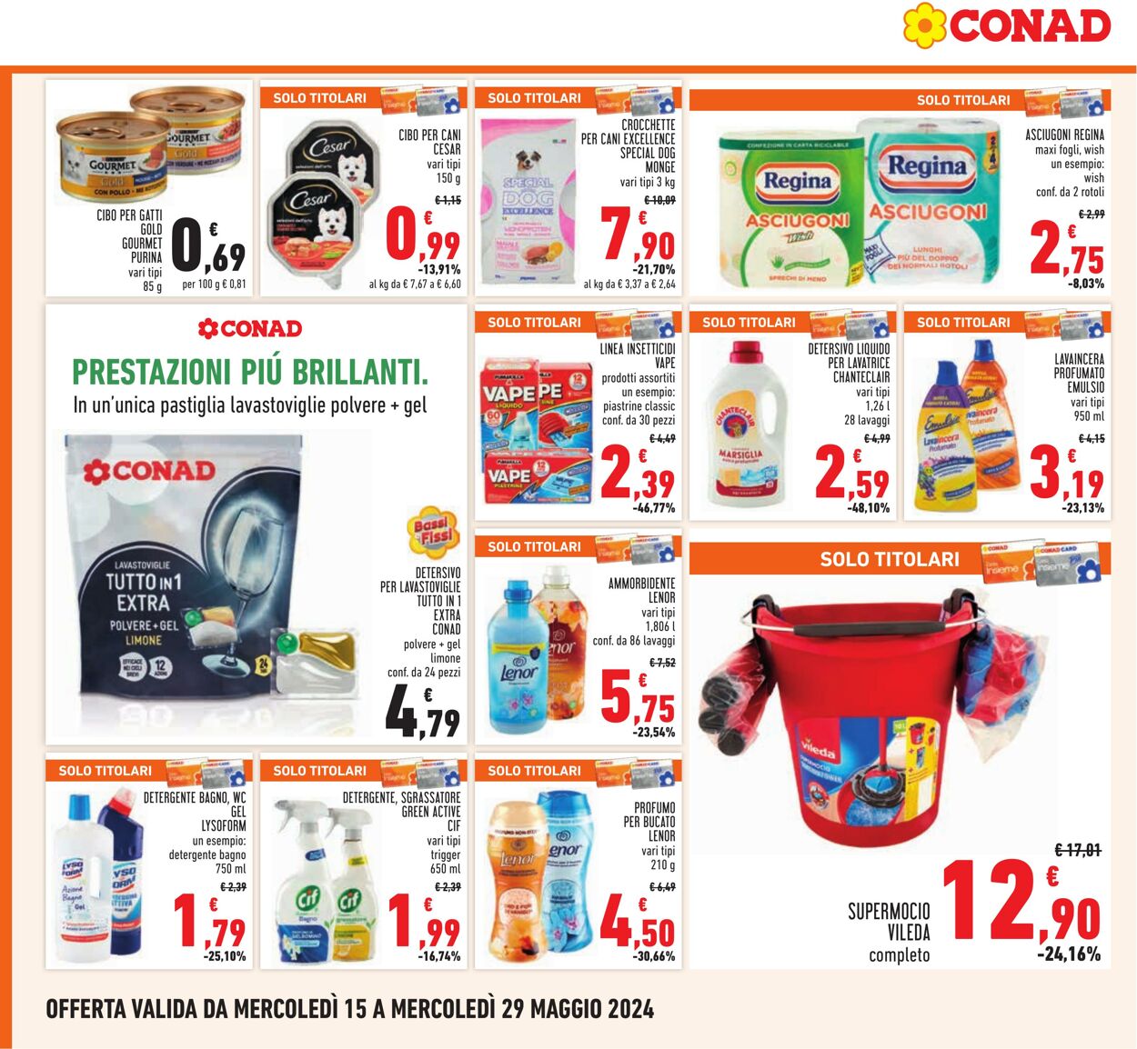 Volantino Conad 15.05.2024 - 29.05.2024