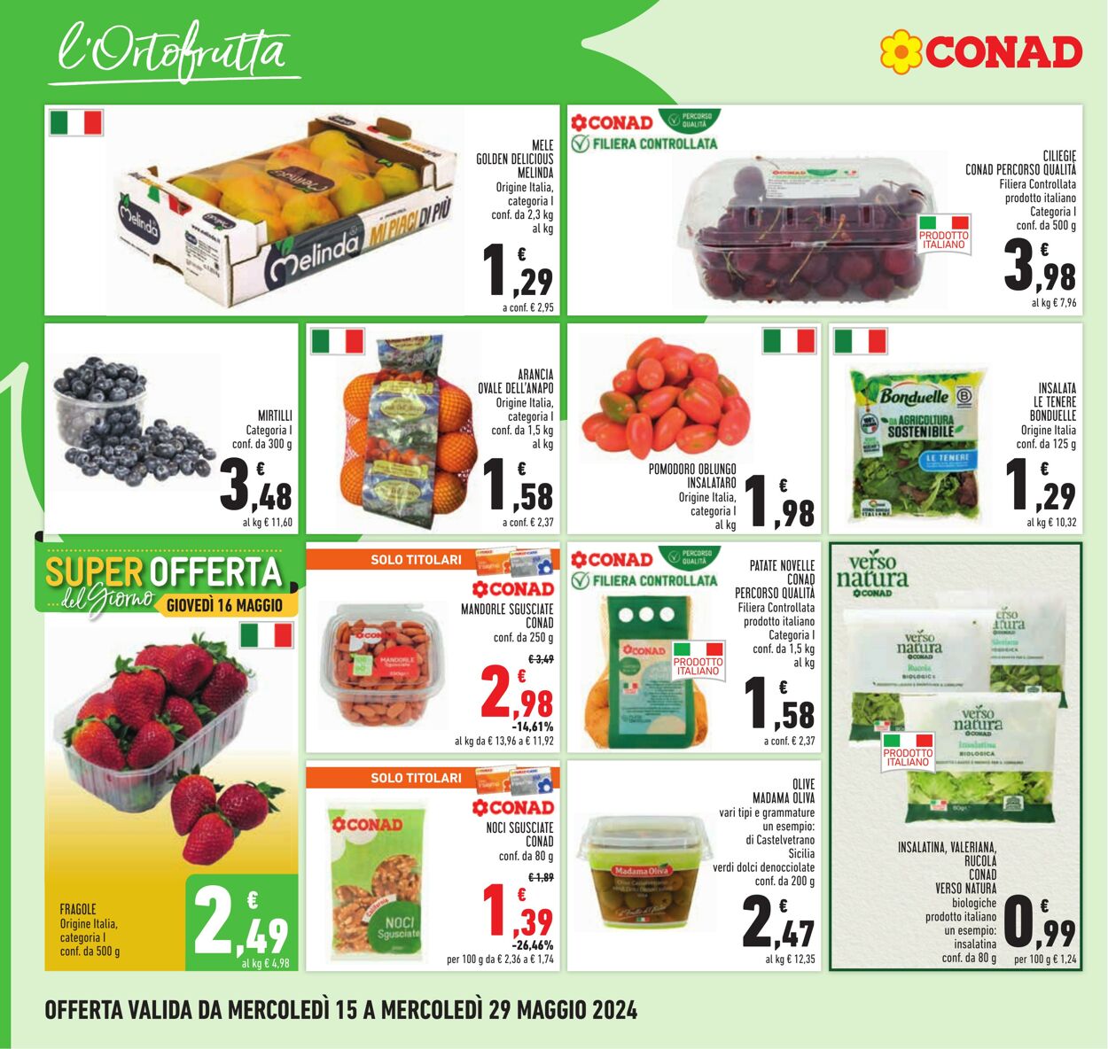 Volantino Conad 15.05.2024 - 29.05.2024