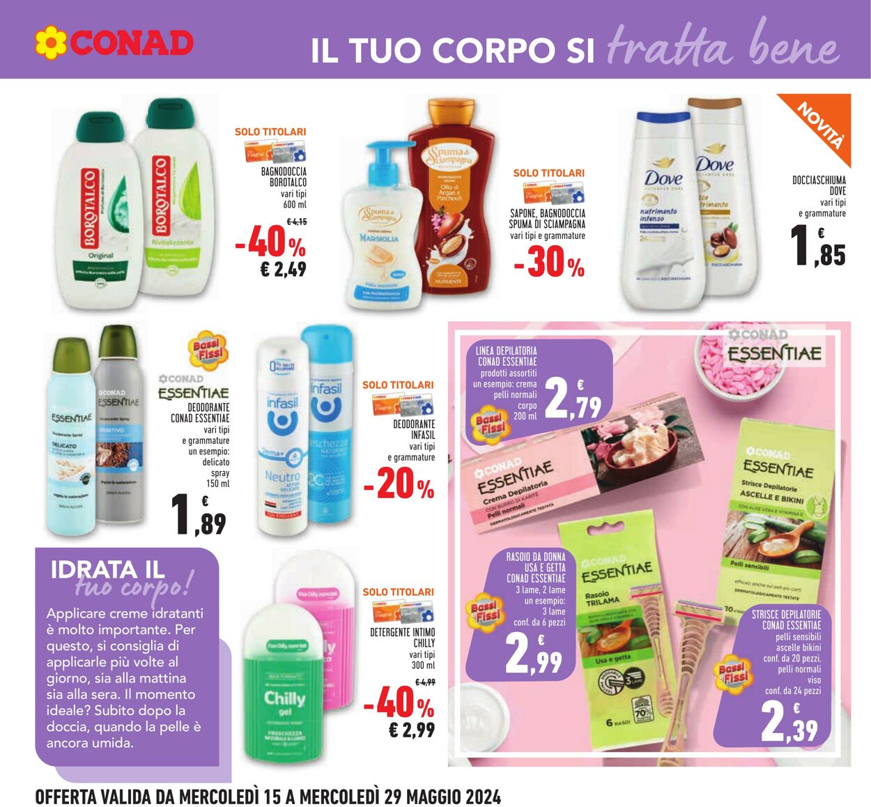 Volantino Conad 15.05.2024 - 29.05.2024